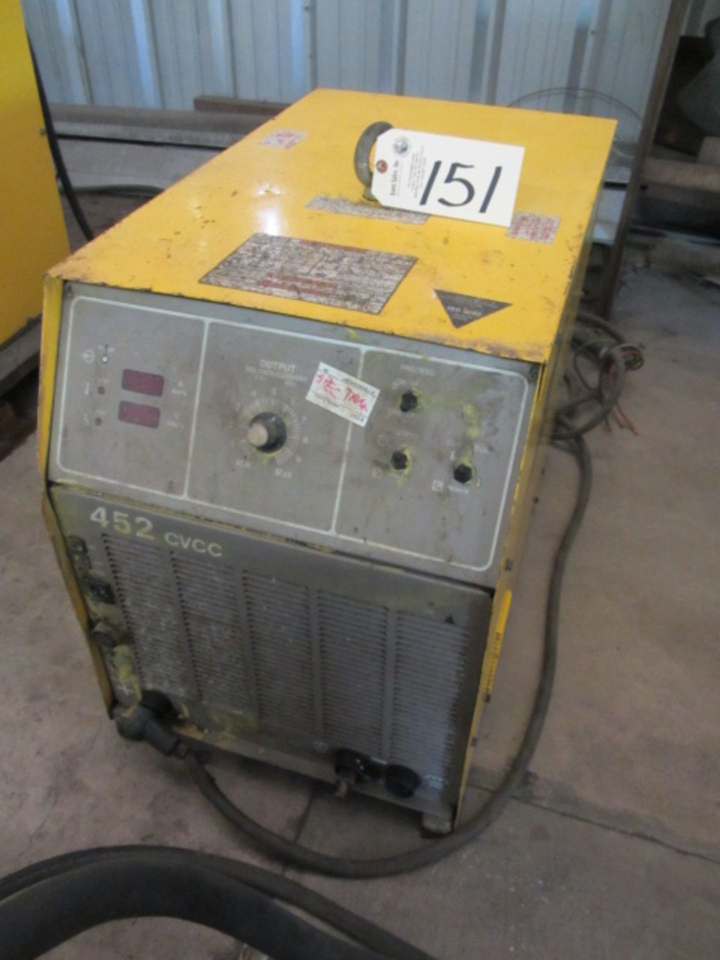 Esab 452 CVCC DC Welder with 480 Wire, sn:MD-1914061