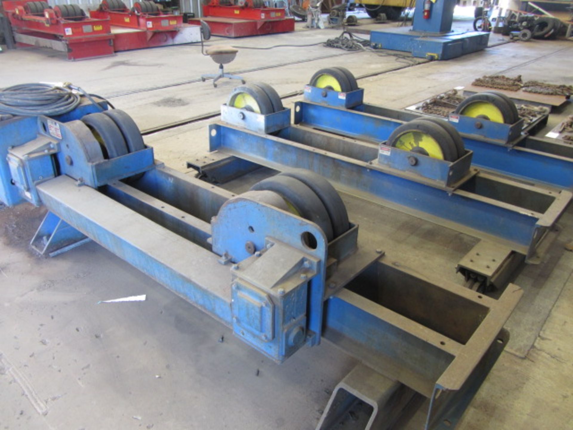 Pandjiris Model PR-50 (1) Drive (2) Idler Rolls with Capacity to 45,000lbs, Adjustable Diameters, ( - Image 4 of 6