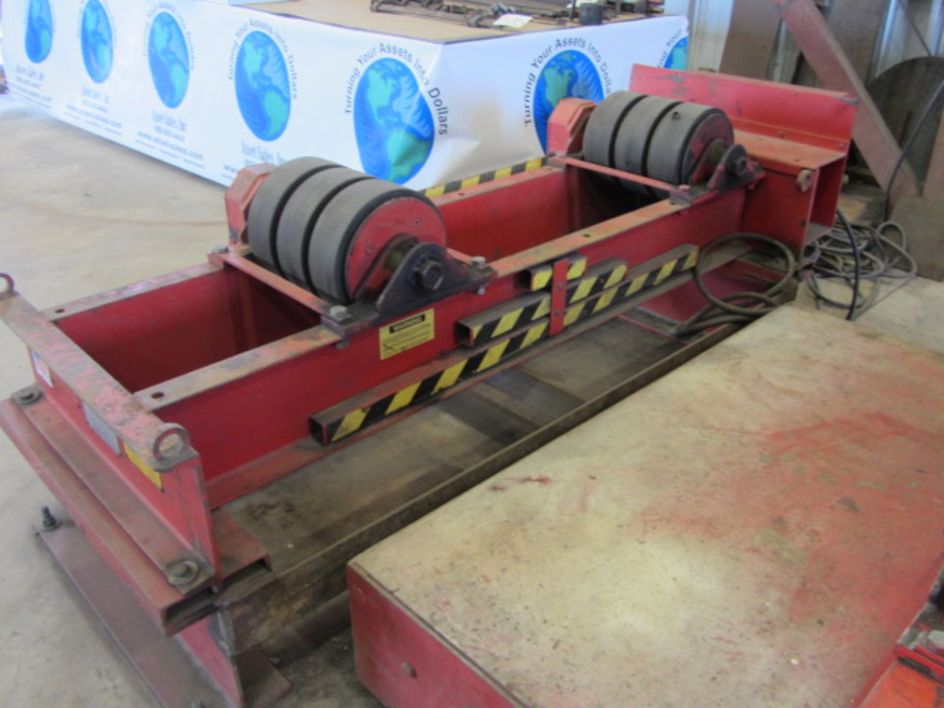 Weldwire Model WWRD-20, (1) Drive (2) Idler Rolls with Capacity to 30 Tons, Adjustable Carts & - Image 3 of 7