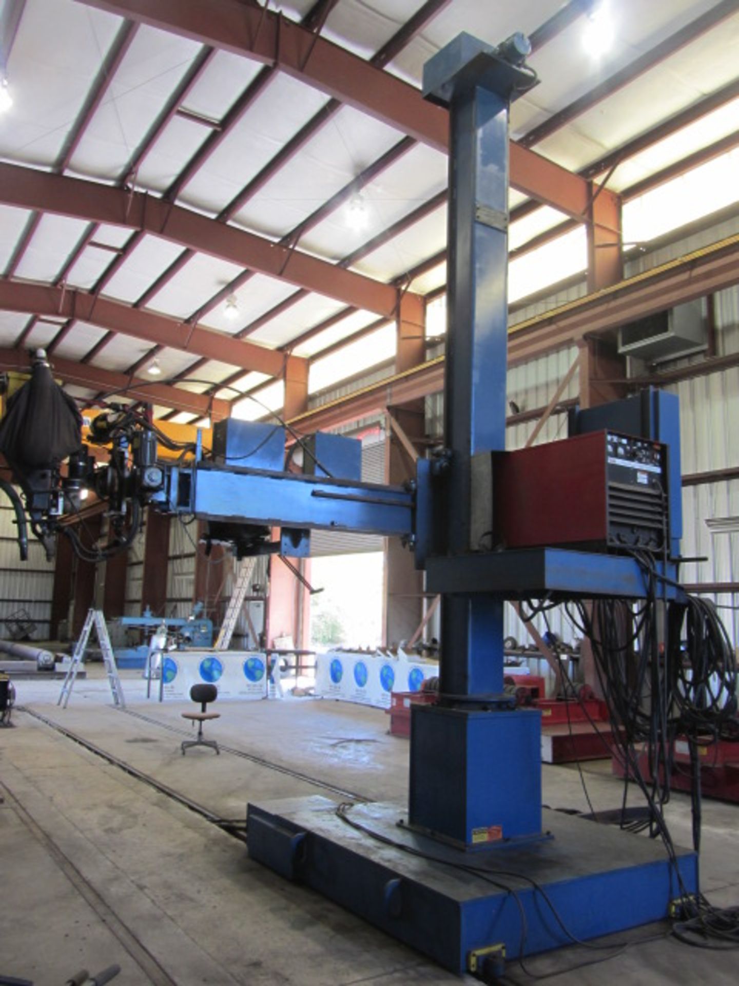 Pandjiris 12' x 12' Welding Manipulator with Portable Car, 360 Degree Lincoln DC1000 Welder, Lincoln - Image 6 of 8