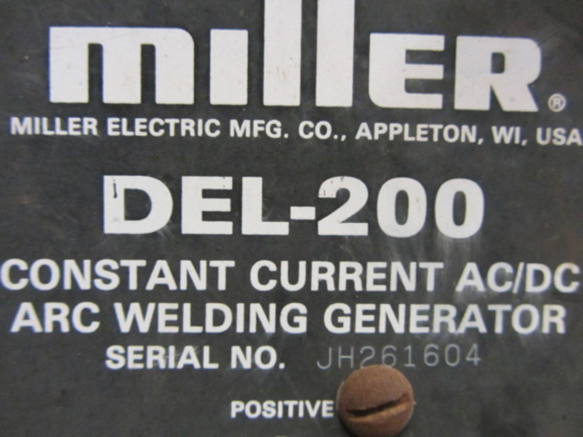 Miller DEL-200 Welding Generator, sn:JH261604 - Bild 5 aus 5