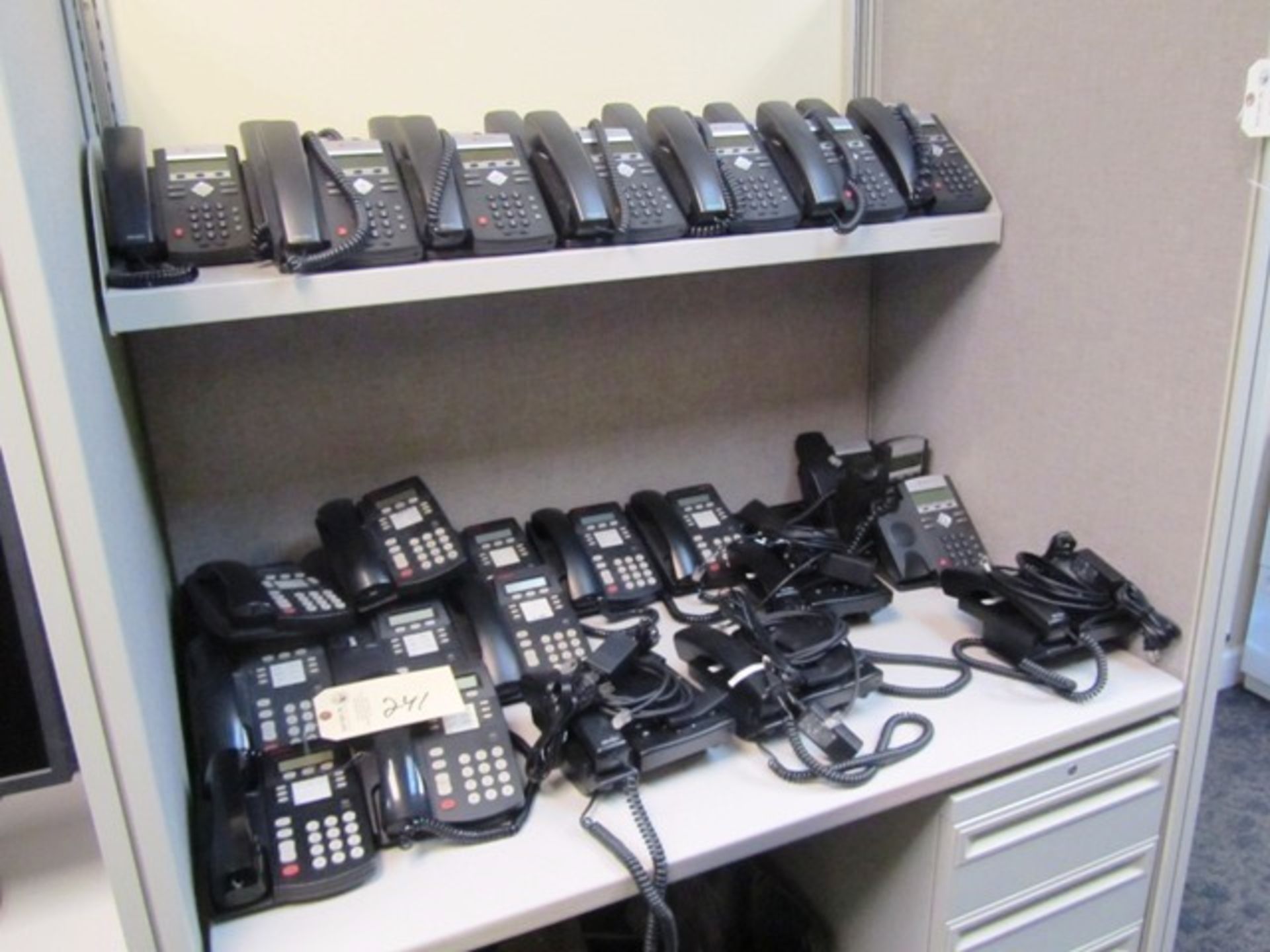 Approx (40) Avaya & Polycon Office Phones with Phone System, *located Oak Lawn, IL