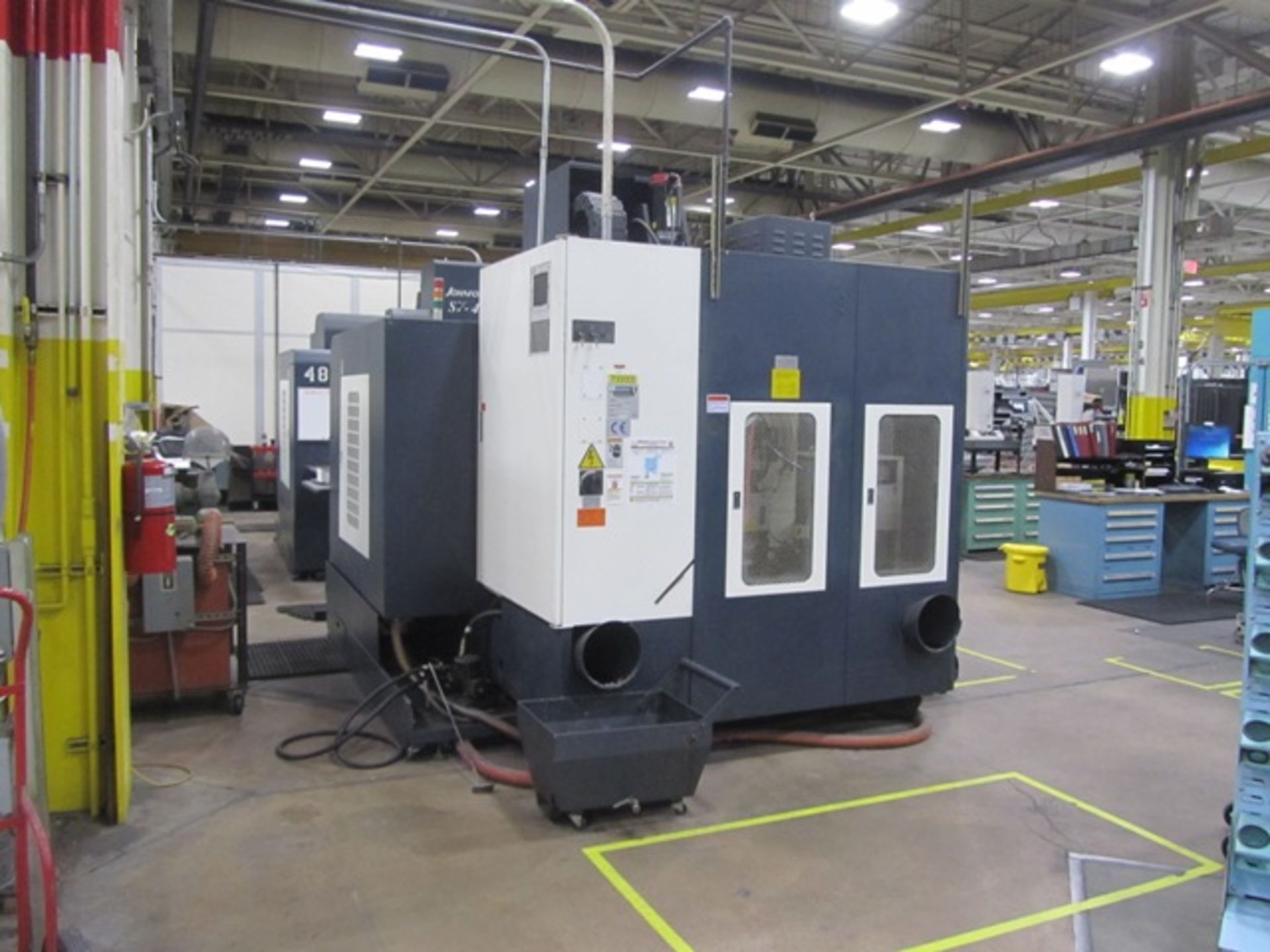 Johnford Model SV-48 Super 4-Axis CNC Vertical Machining Center with 10" Tsudakoma 4th Axis Rotary - Image 8 of 11