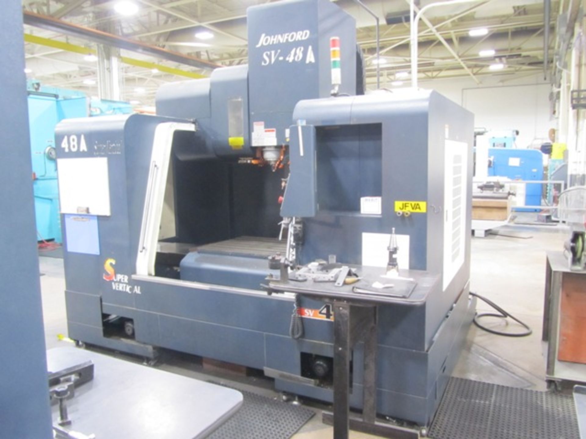 Johnford Model SV-48 Super 4-Axis CNC Vertical Machining Center with 10" Tsudakoma 4th Axis Rotary - Image 2 of 11