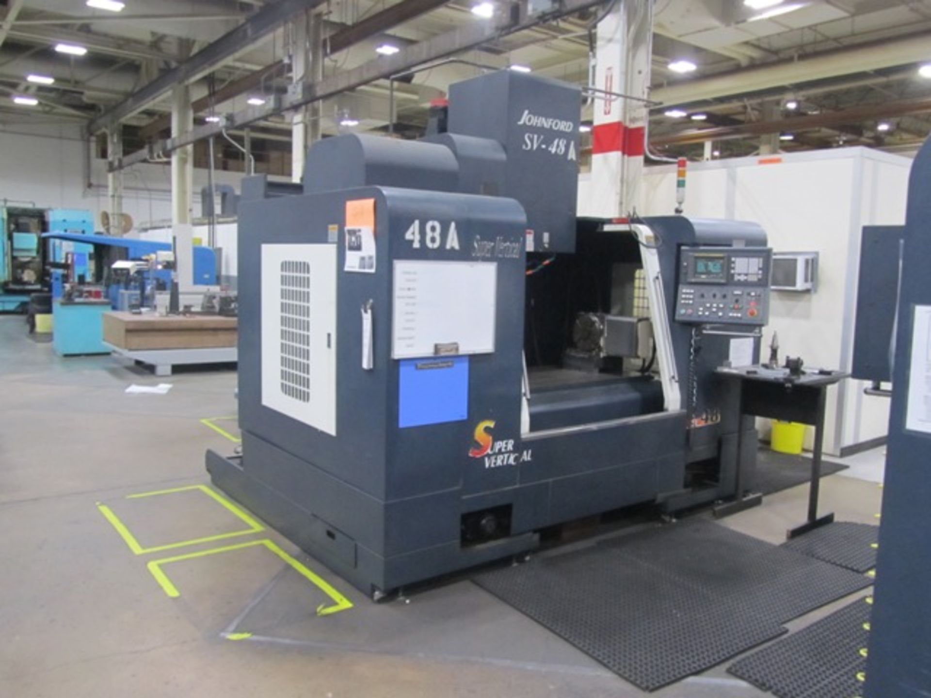 Johnford Model SV-48 Super 4-Axis CNC Vertical Machining Center with 10" Tsudakoma 4th Axis Rotary