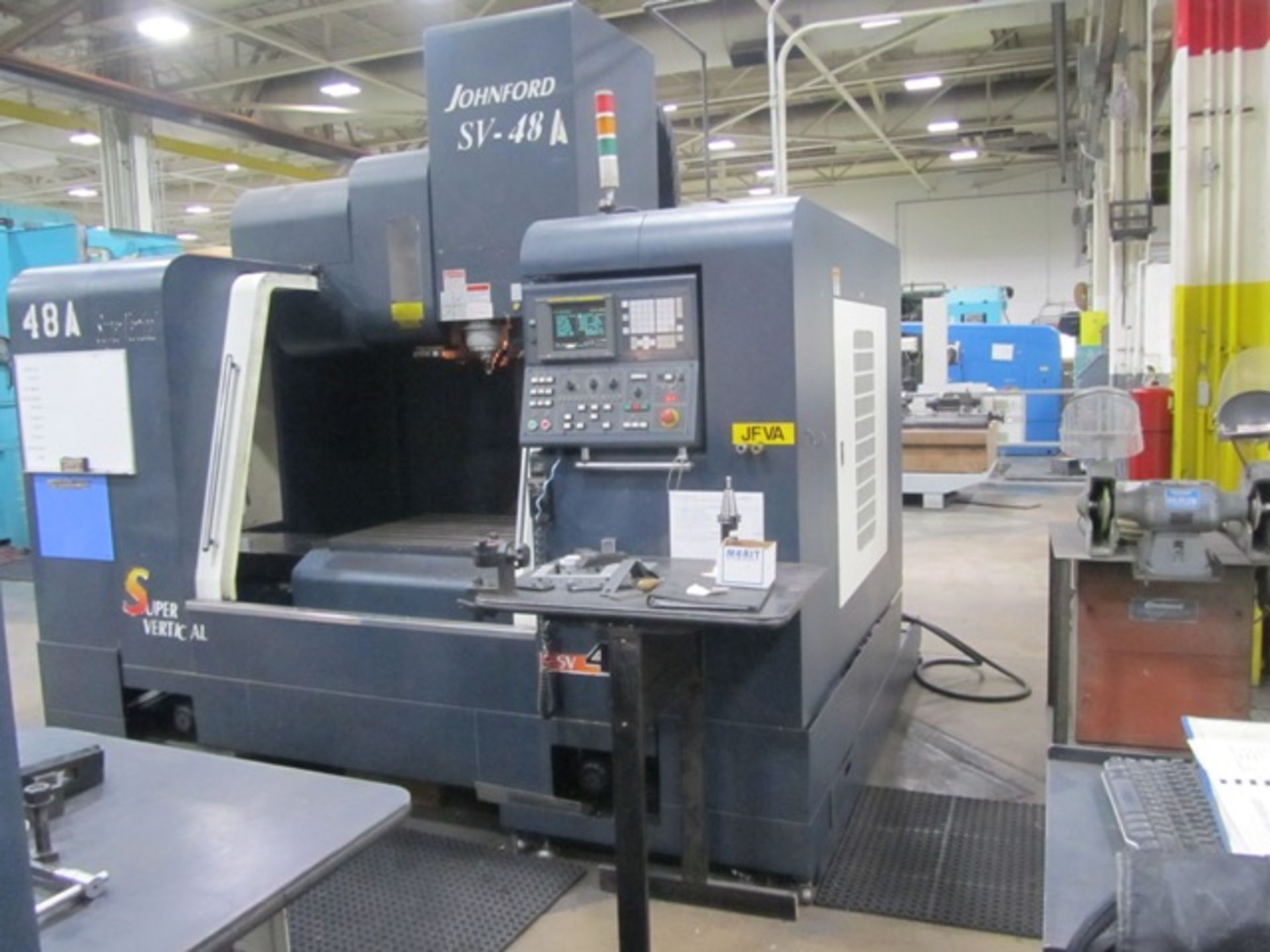 Johnford Model SV-48 Super 4-Axis CNC Vertical Machining Center with 10" Tsudakoma 4th Axis Rotary - Image 3 of 11