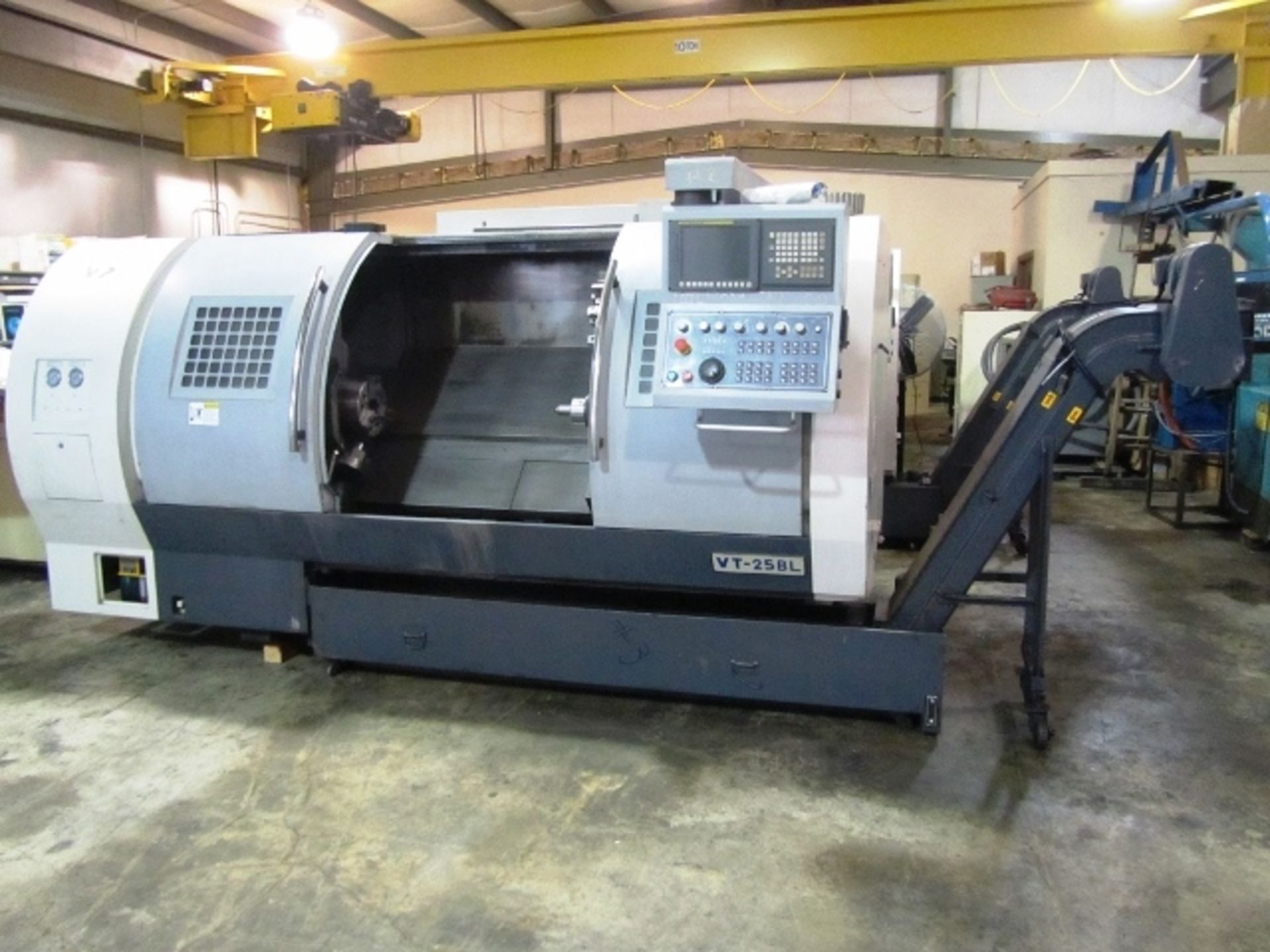 Mighty Viper Model VT25-BL CNC Turning Center with 10" 3-Jaw Power Chuck, 41" Maximum Turning Length - Image 6 of 10