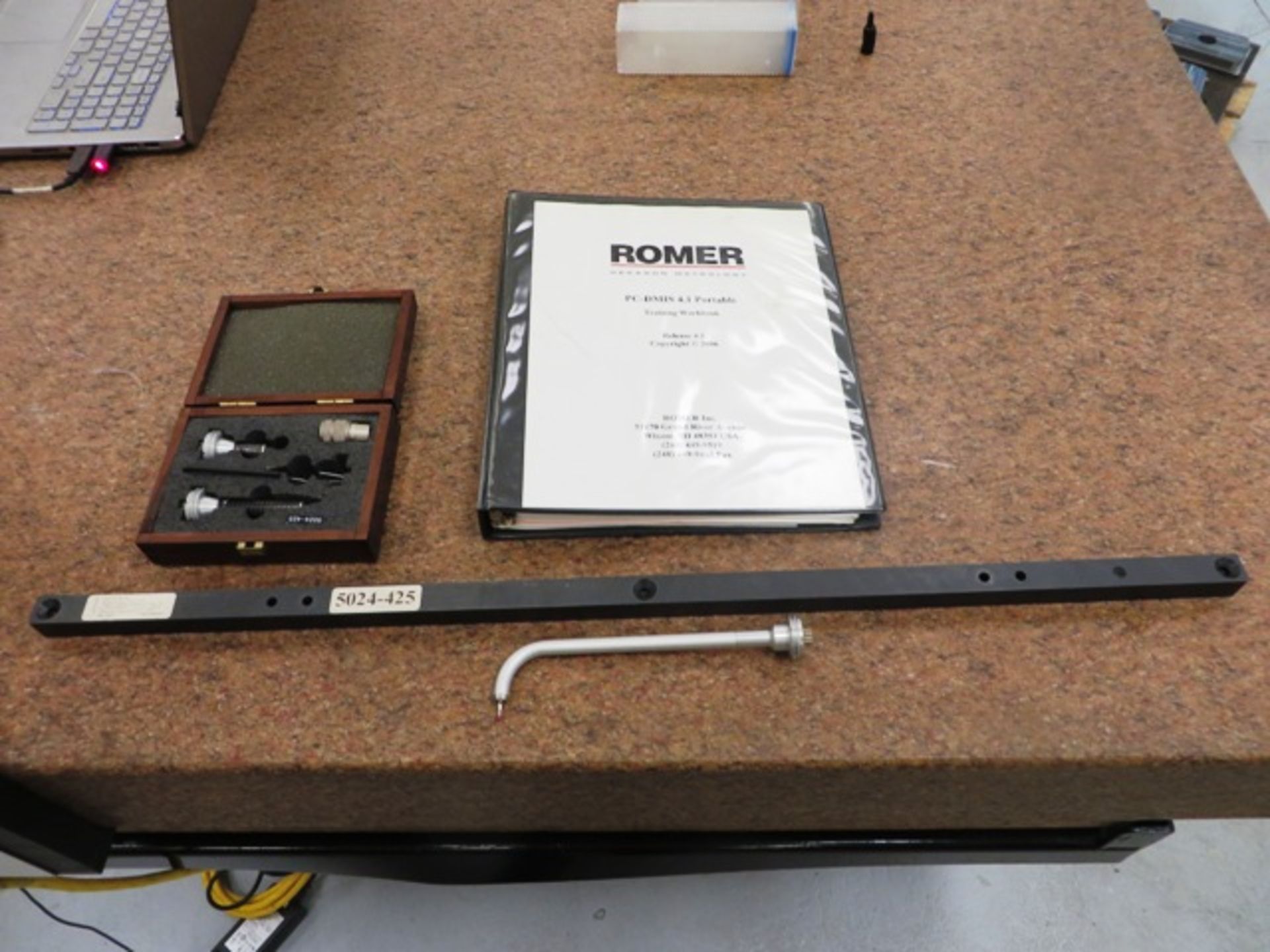 Romer Model 54 Infinite Portable Coordinate Measuring Machine with PC DMIS Software, Windows RDS 7. - Image 3 of 4