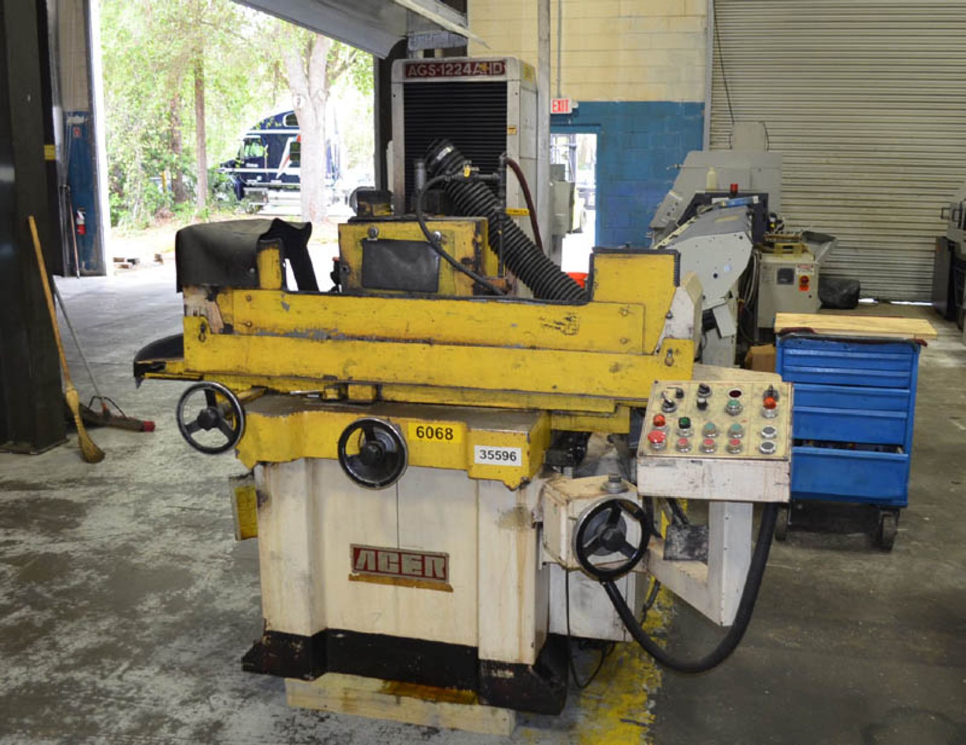 Acer Model AGS-14 AHD 12" x 24" Automatic Hydraulic Surface Grinder with 12" x 24" Electromagnetic