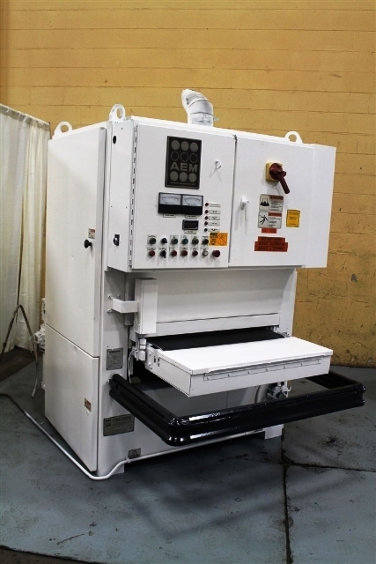 AEM 36" Belt Sander with 36" Belt Width, Single Belt Sander, 3/16" - 6" Table Adjustment, sn:WB6859,