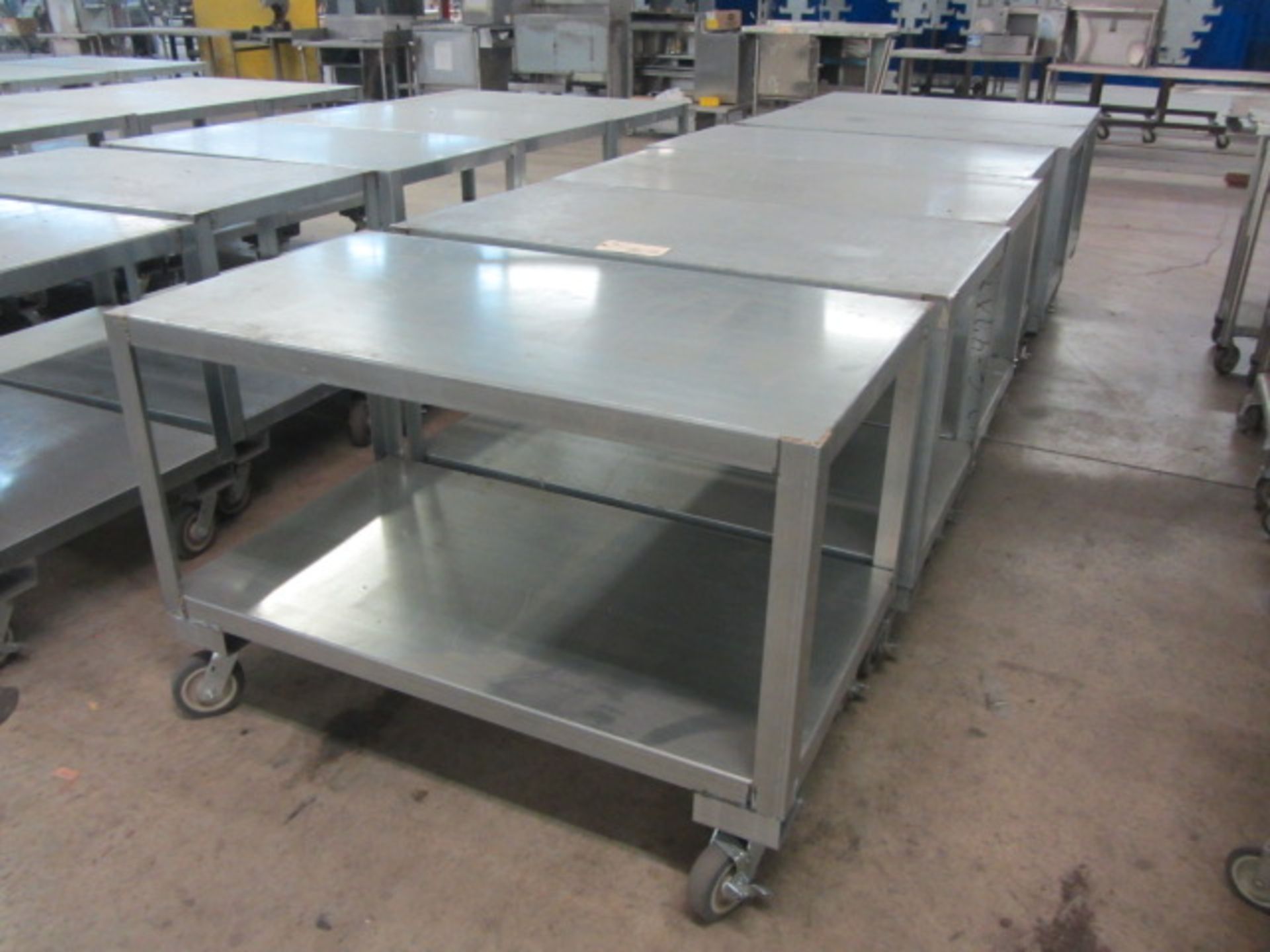 (5) Portable Stainless Steel Carts