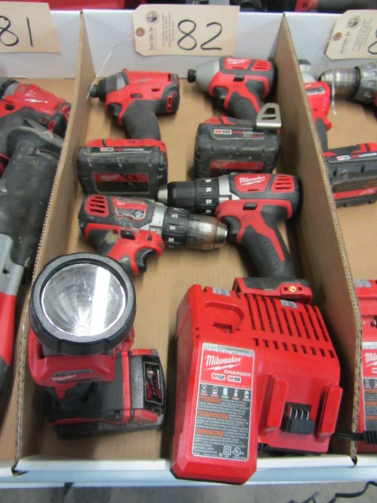 Milwaukee M18 Cordless (2) Impact & (2) Drills with Battery & Charger