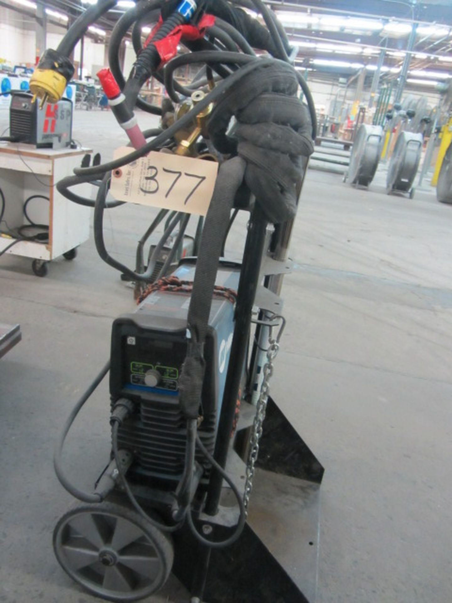 Miller Maxstar 210 Portable Tig Welder with Cart, sn:MH110566L, Mfg. Approx. 2018