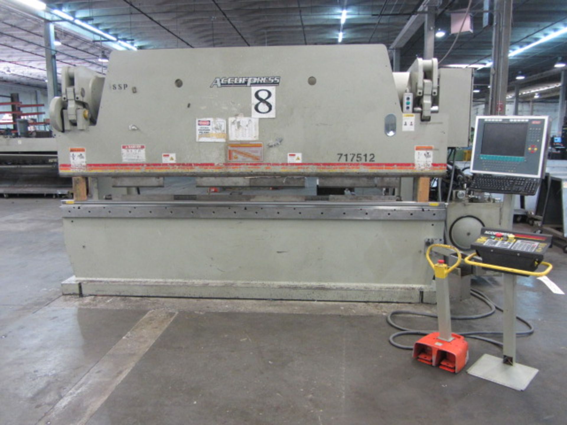 Accurpress Model 717512 175 Ton x 12' 3-Axis CNC Hydraulic Press Brake with 10' 6'' Between - Image 4 of 7