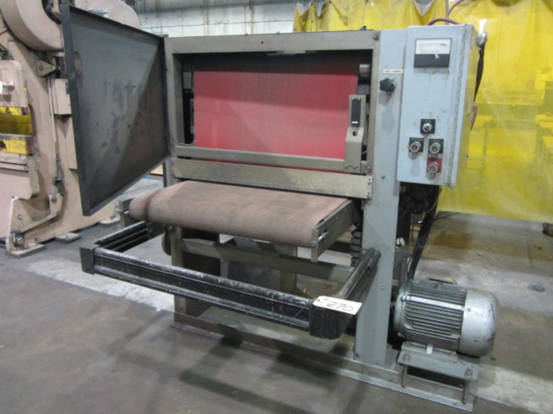 AEM 36'' Metal Belt Sander with 15HP, Variable Speed Conveyor, Approx 6'' Height Adjustment - Image 4 of 6