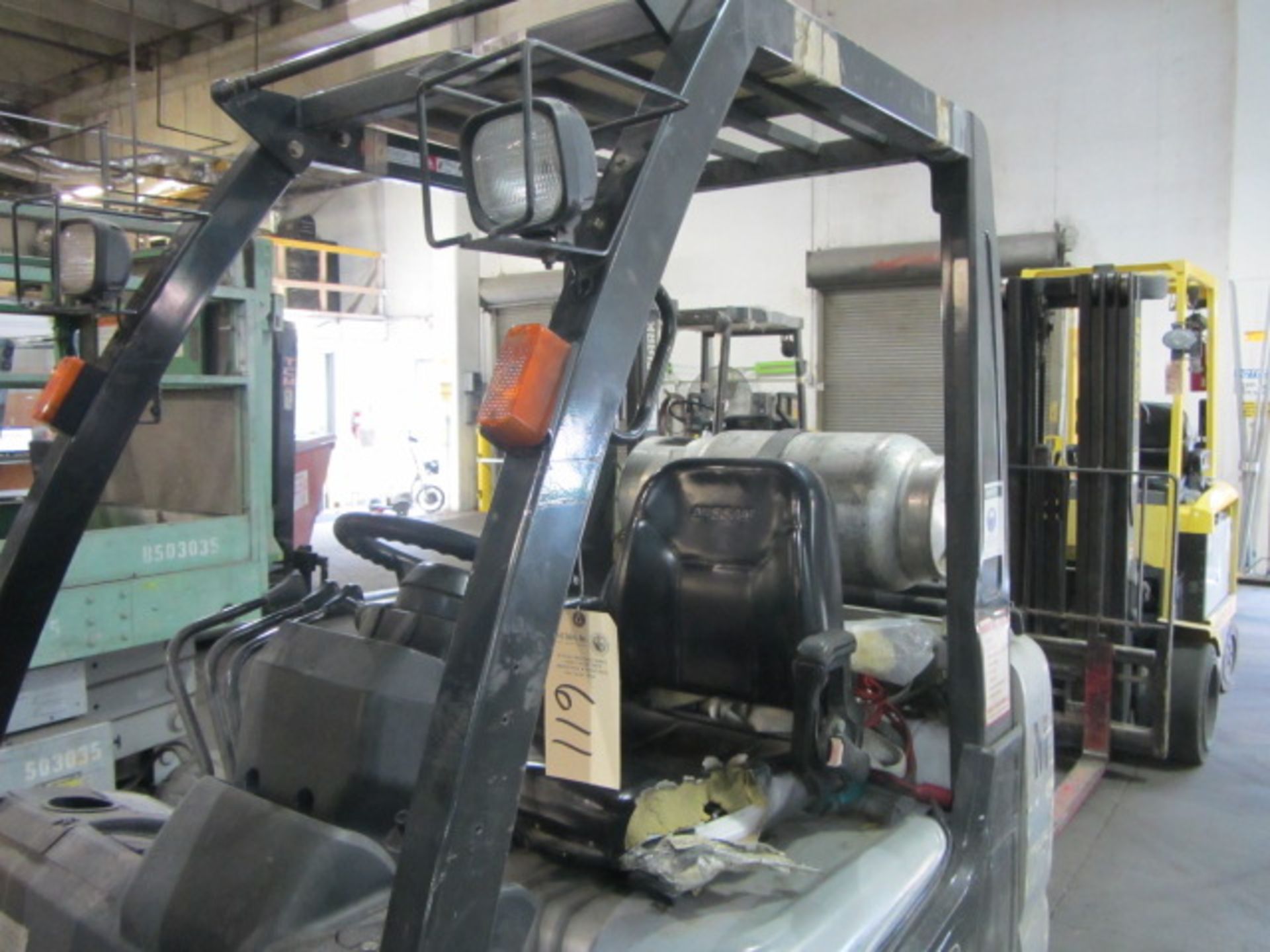 Nissan 50 4400lb Propane Forklift with 3-Stage Mast, Sideshift, sn:CPL02-9P2424 - Image 2 of 7