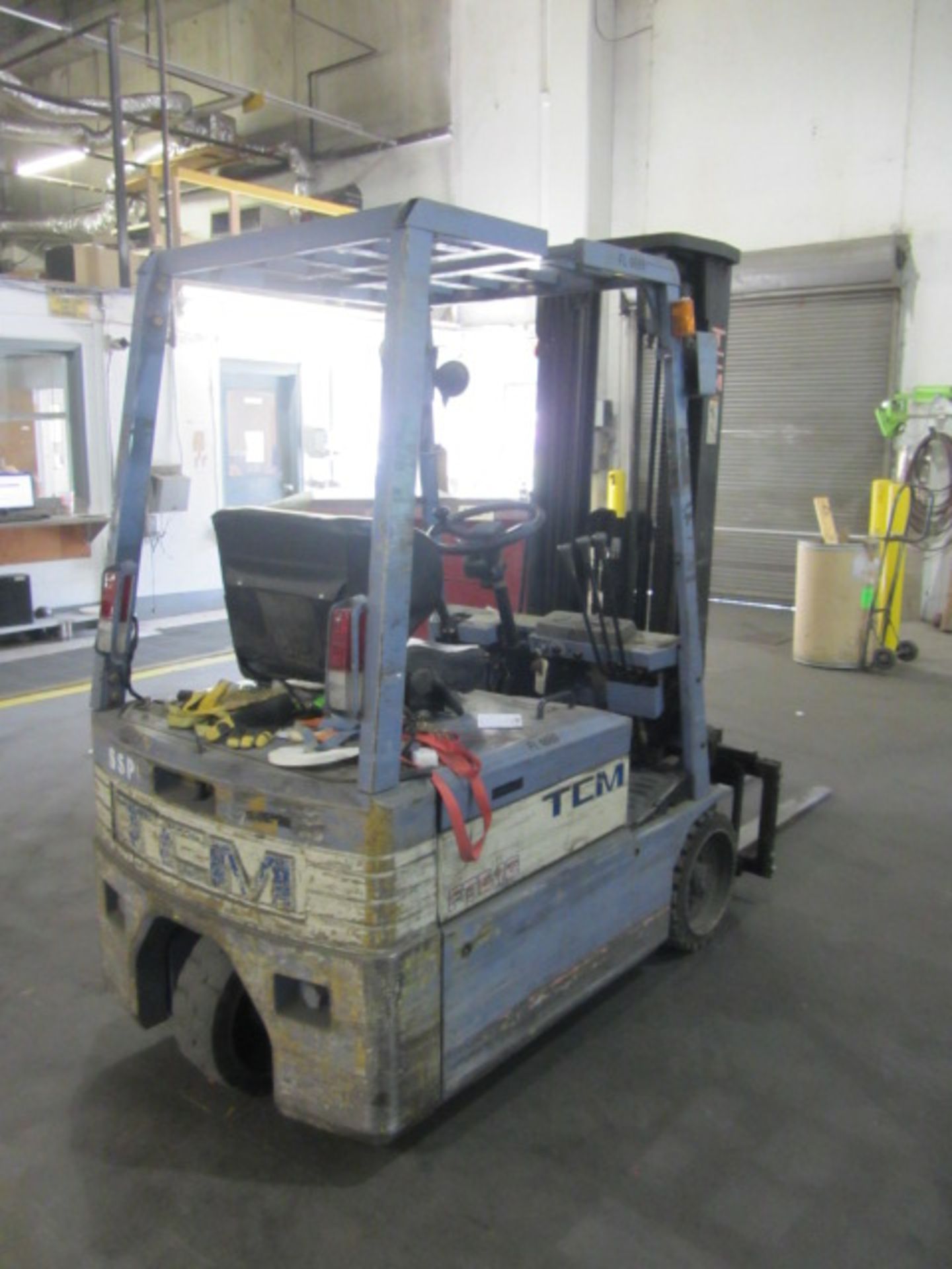 TCM FTB15 Model FTB1552 3000lb Electric Forklift with 3-Stage Mast, Sideshift, sn:B72CE00880, sn: - Image 5 of 7