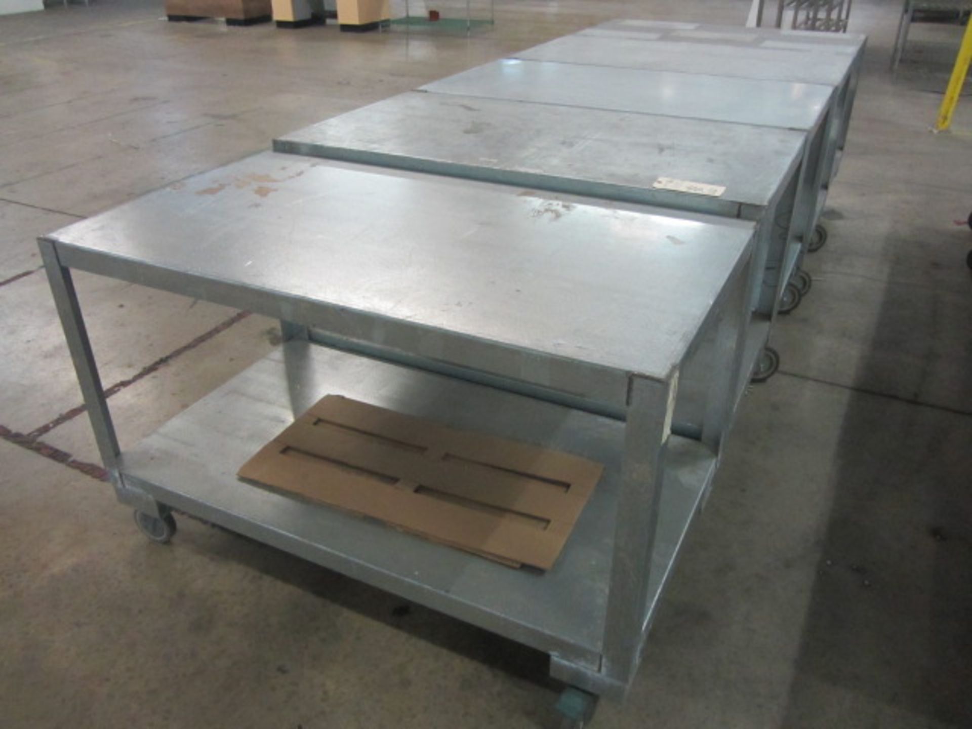 (5) Portable Stainless Steel Carts