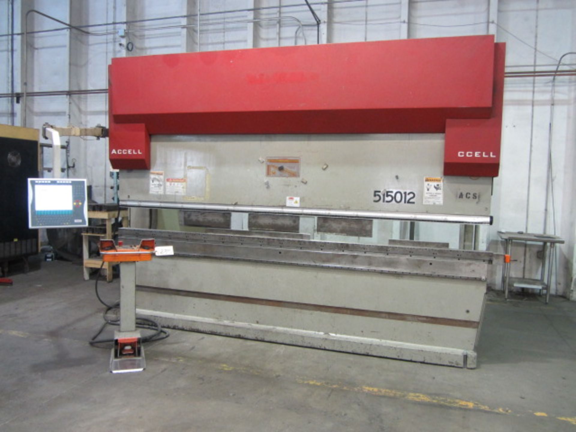 Accurpress Accell Model 515012 150 Ton x 12' 6-Axis Approx. CNC Hydraulic Press Brake with 10'