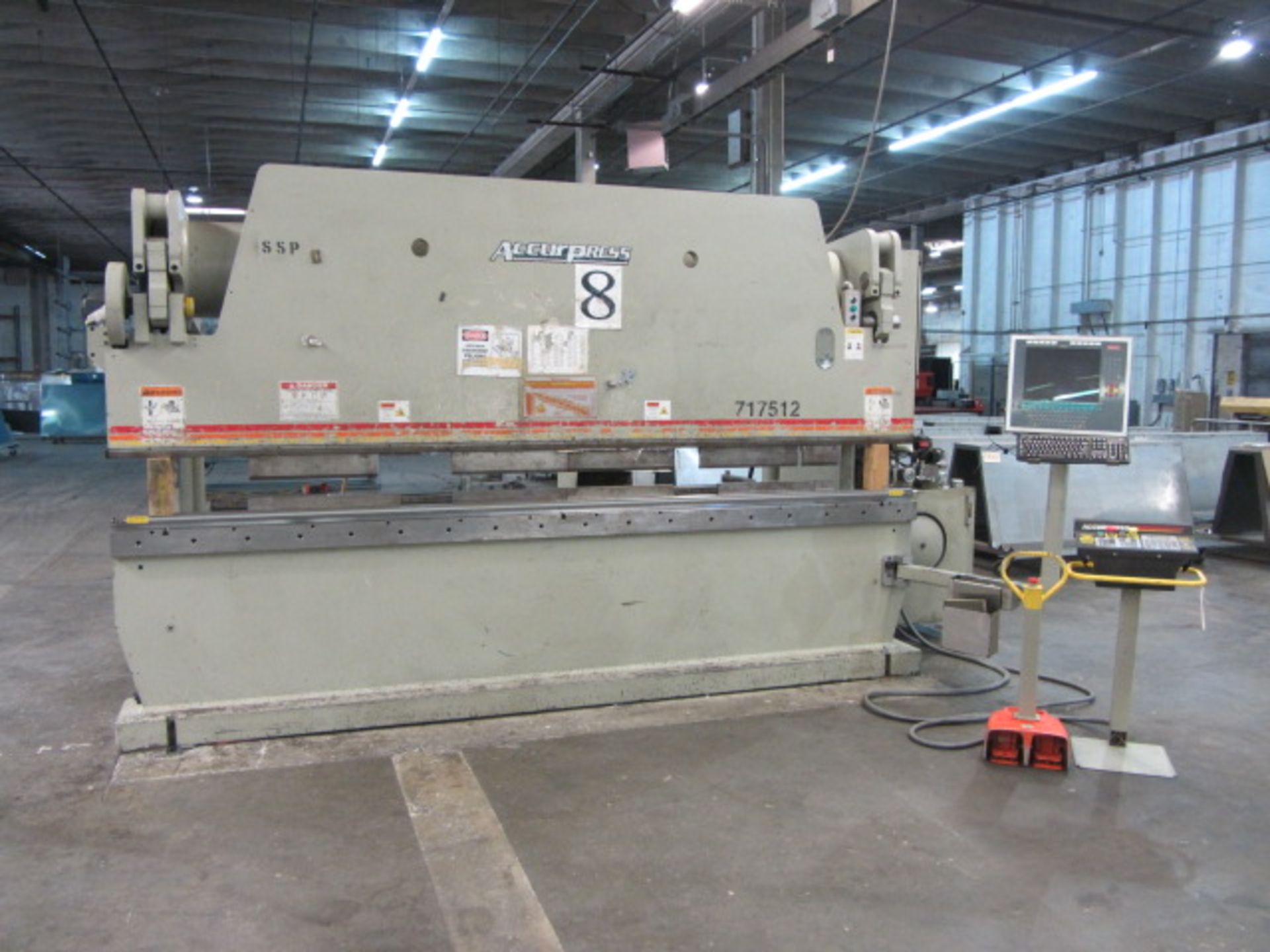 Accurpress Model 717512 175 Ton x 12' 3-Axis CNC Hydraulic Press Brake with 10' 6'' Between