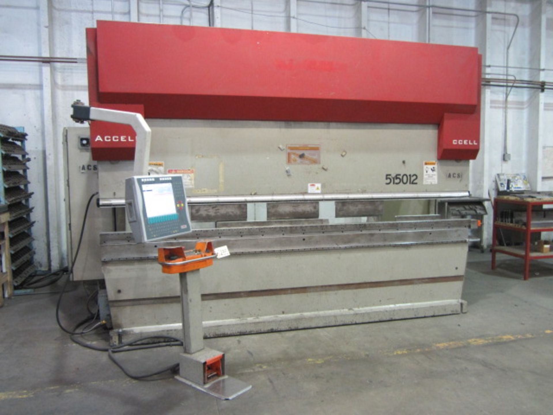 Accurpress Accell Model 515012 150 Ton x 12' 6-Axis Approx. CNC Hydraulic Press Brake with 10' - Image 4 of 10