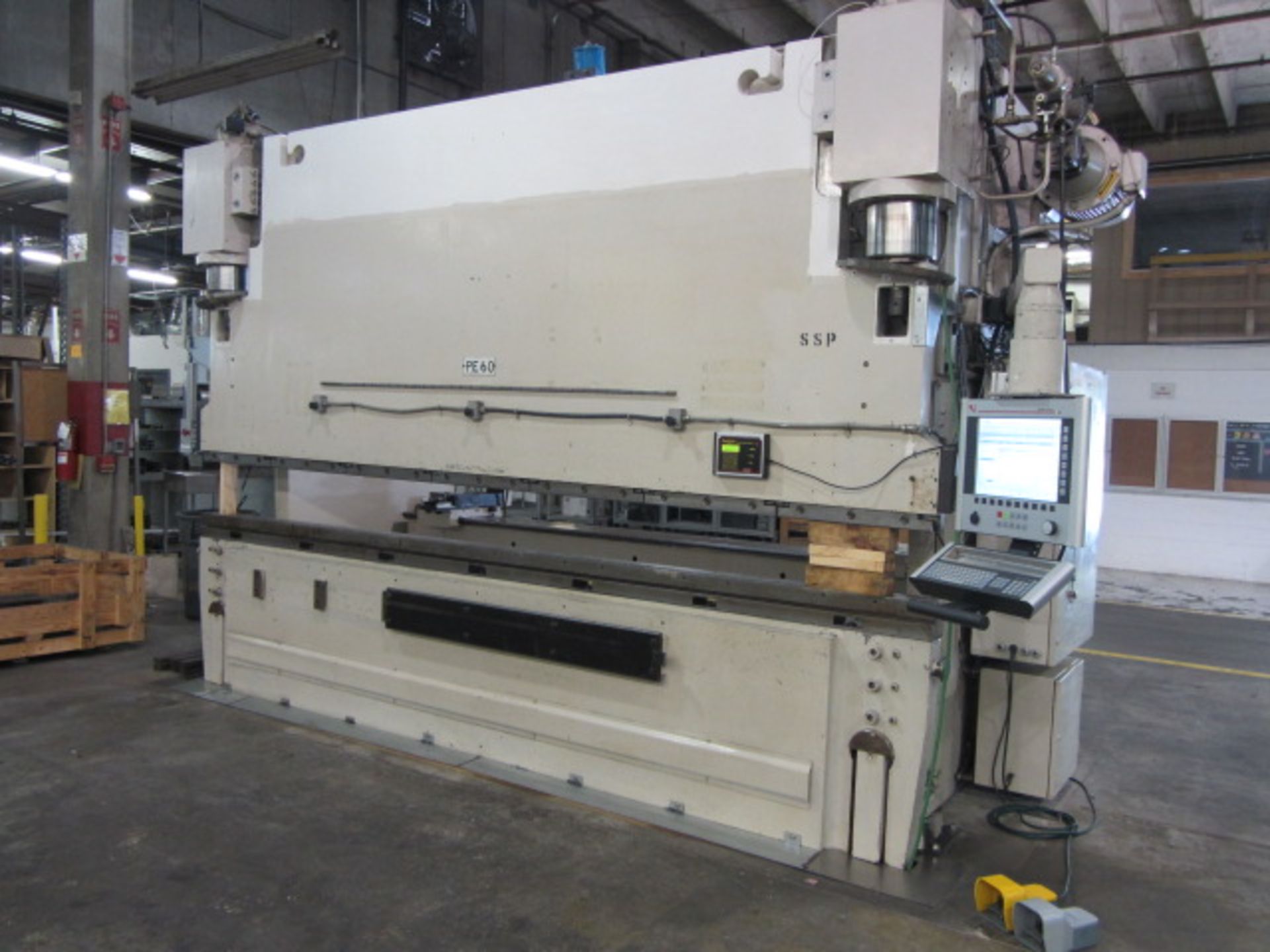 Wysong Model RT4-330X168 330 Ton x 14' 6-Axis CNC Hydraulic Press Brake with ESA CNC Pendant Control - Image 7 of 8