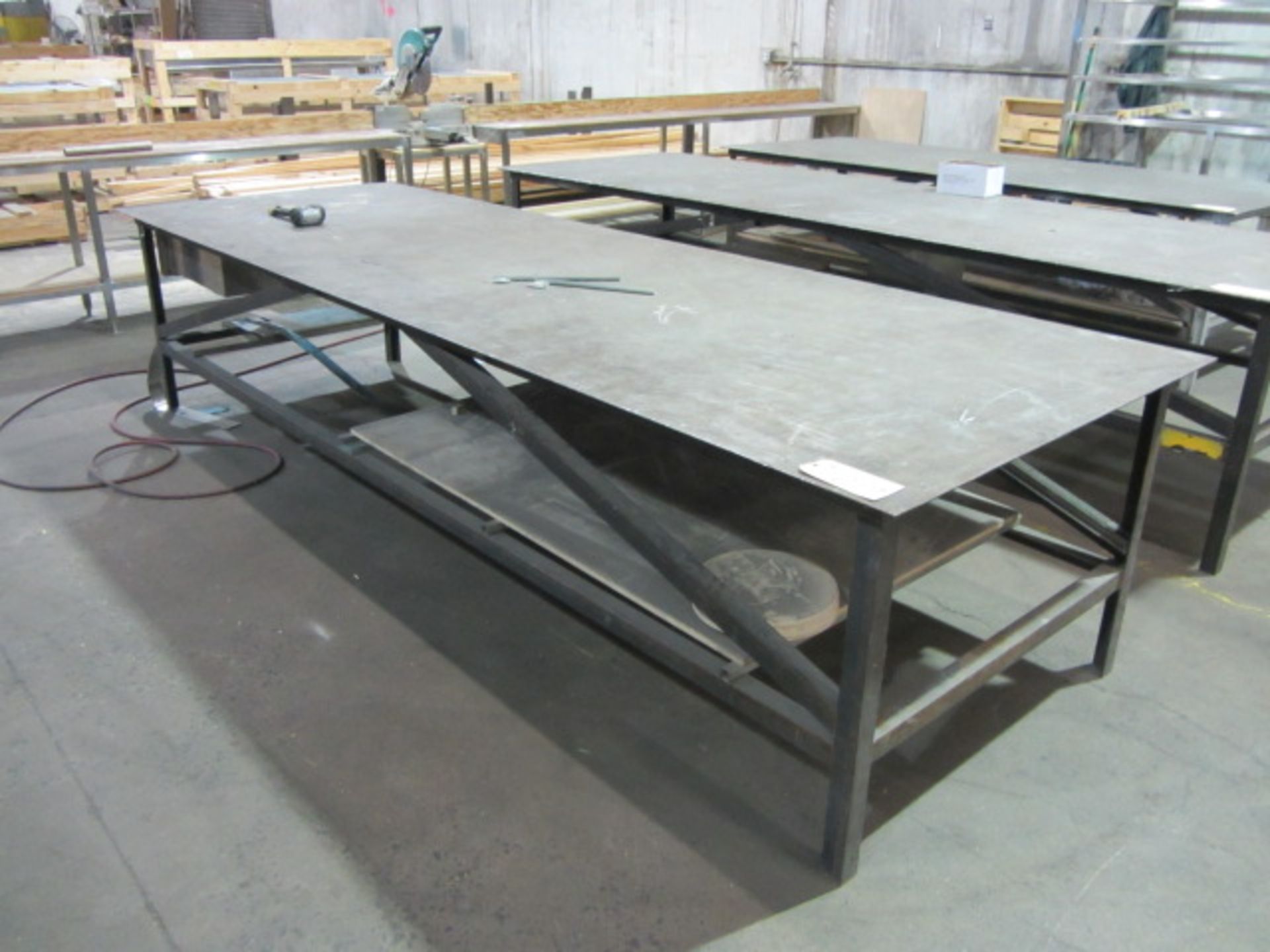 4' x 12' Steel Table