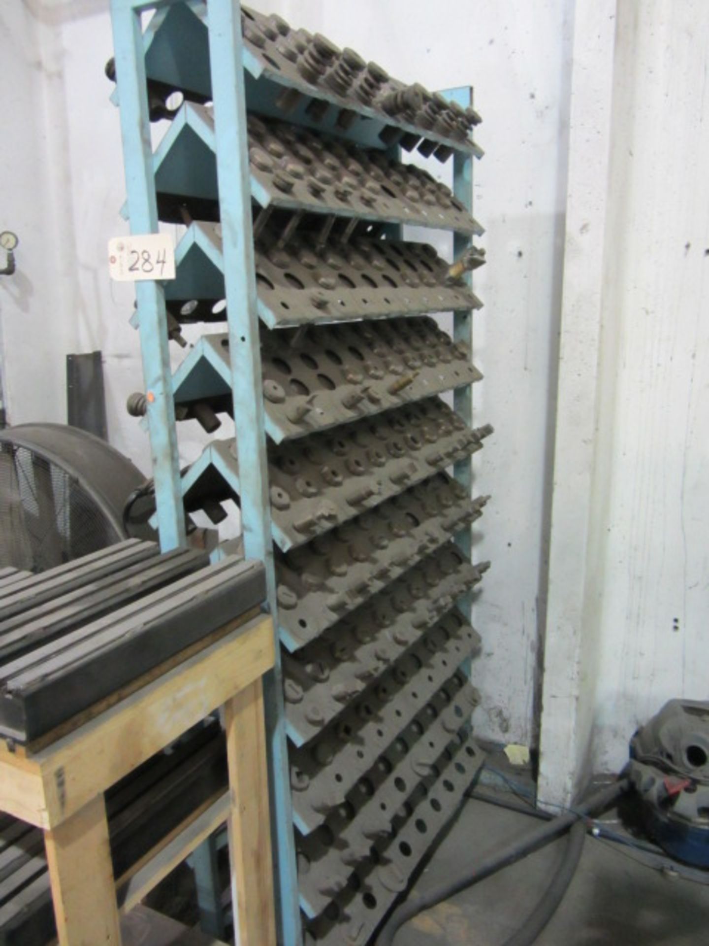 Rack of Strippit Tooling