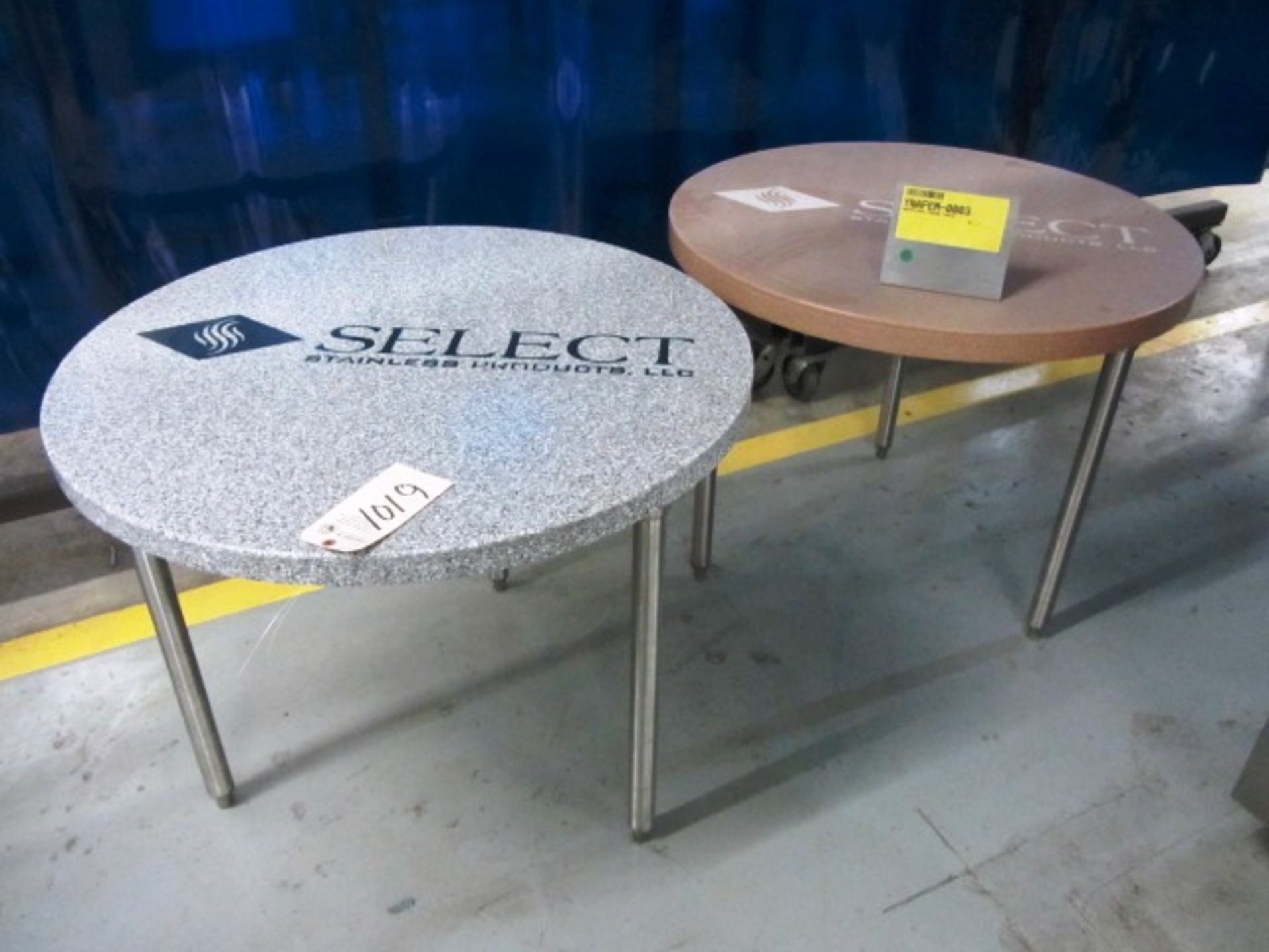 (2) ''Select'' Stainless Steel Tables