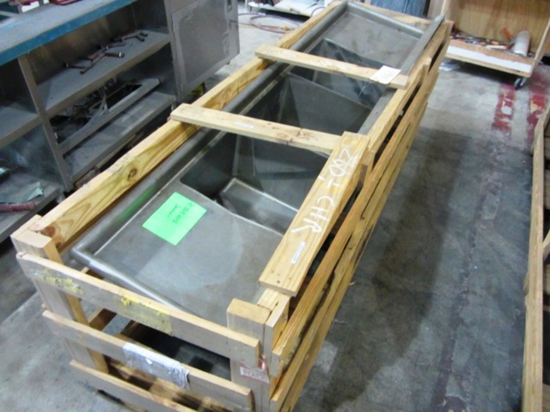 Stainless Steel Sink, (damaged), DL-3B18-2D18