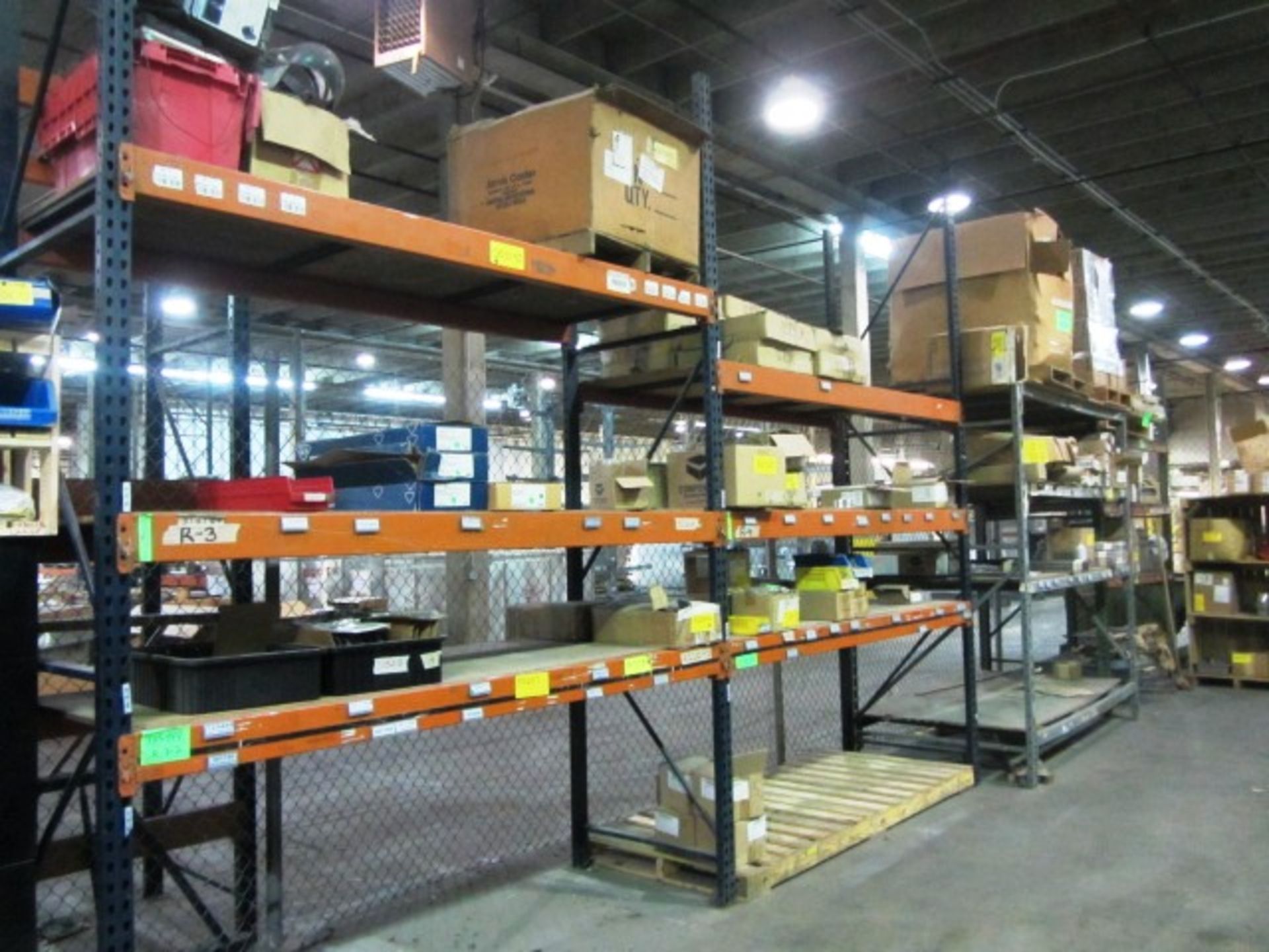 Contents of (4) Pallet Racks consisting of Assembly Parts, Misc