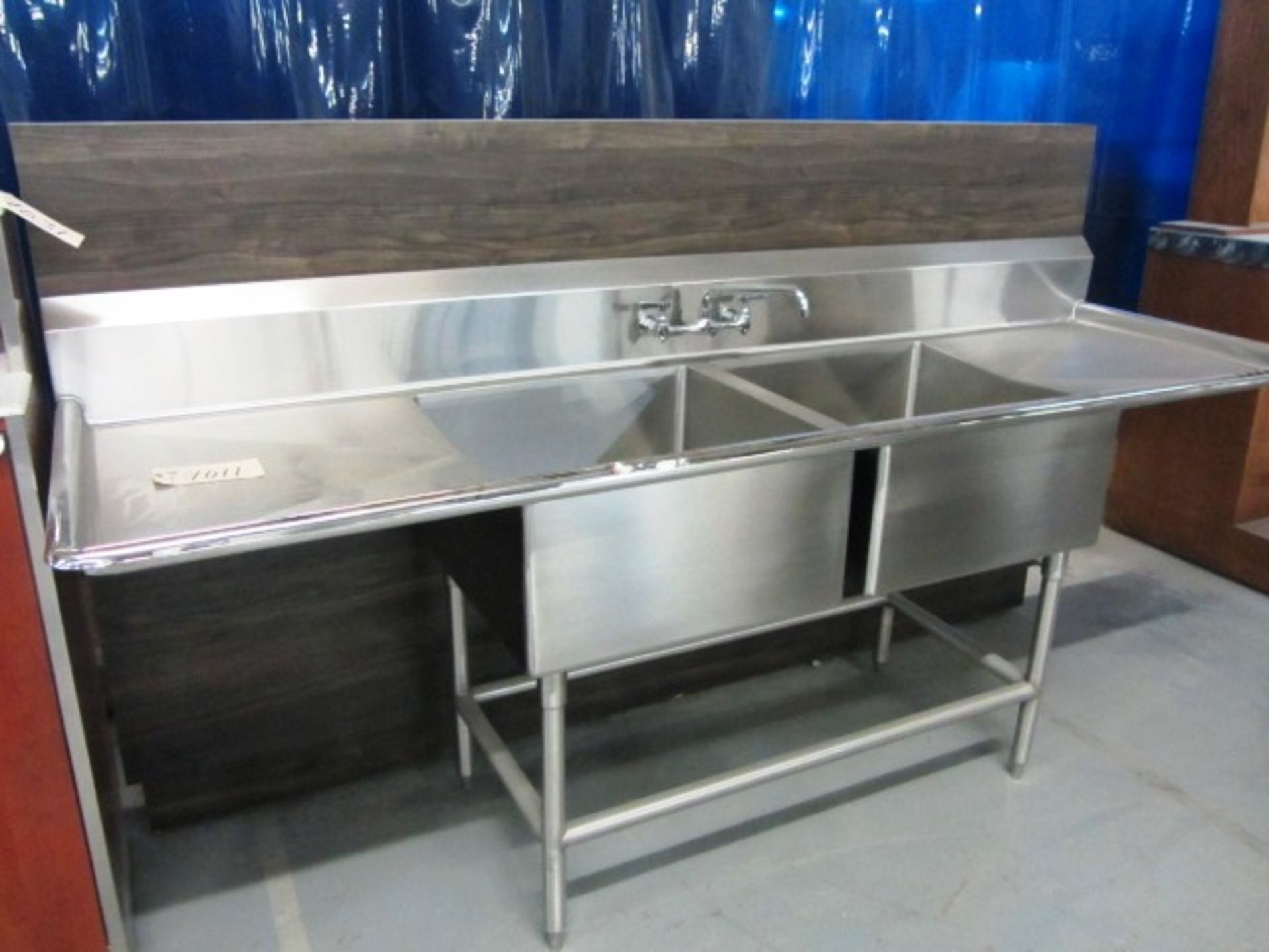 Stainless Steel Double Sink Unit