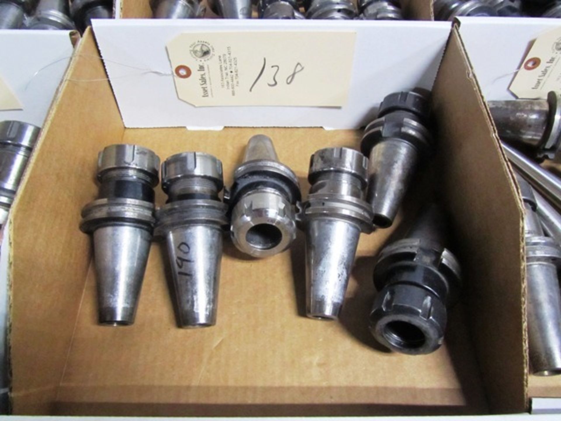 (6) CAT 40 Taper Toolholders