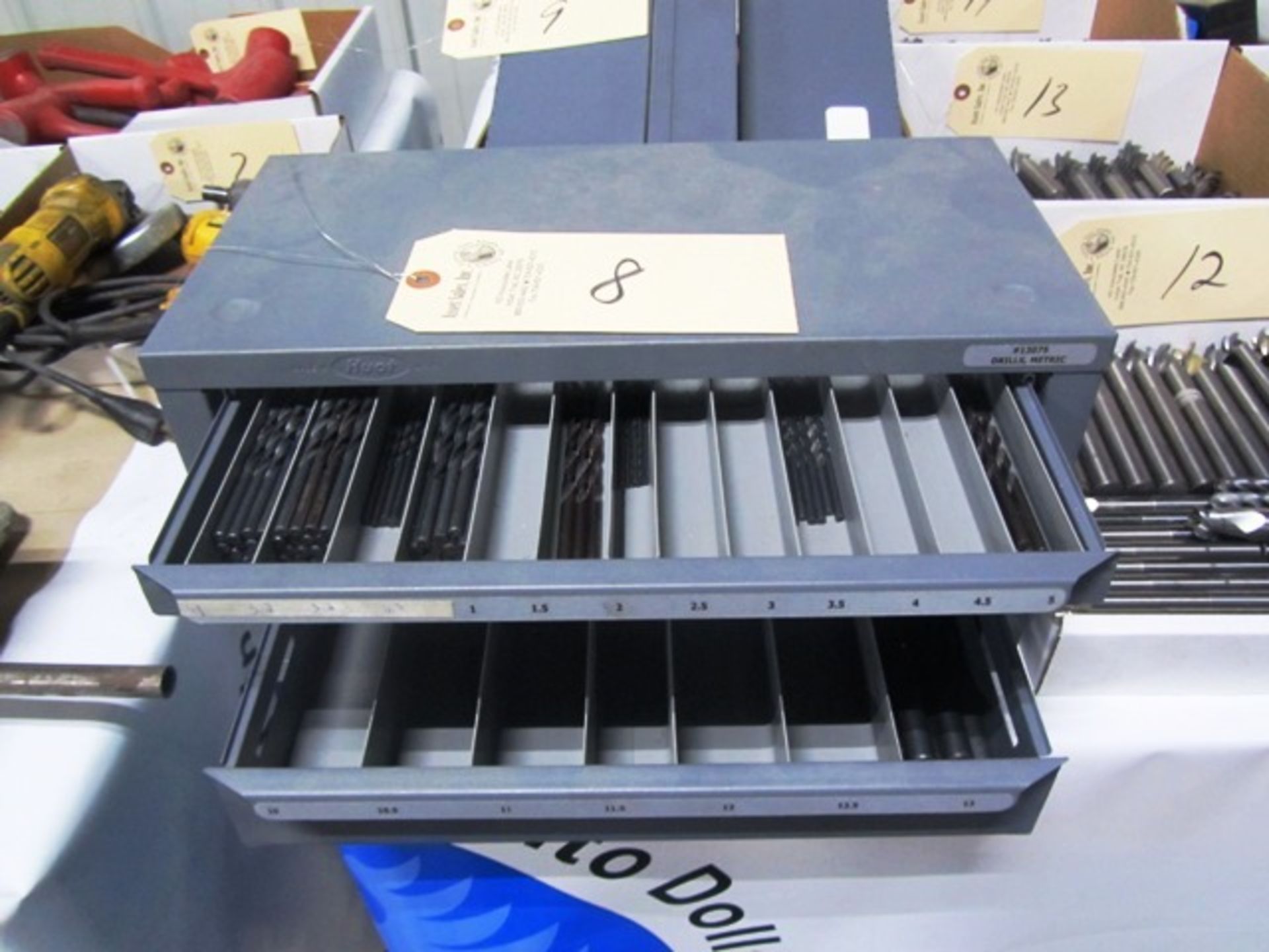 Huot 3 Drawer Index Box with Drills