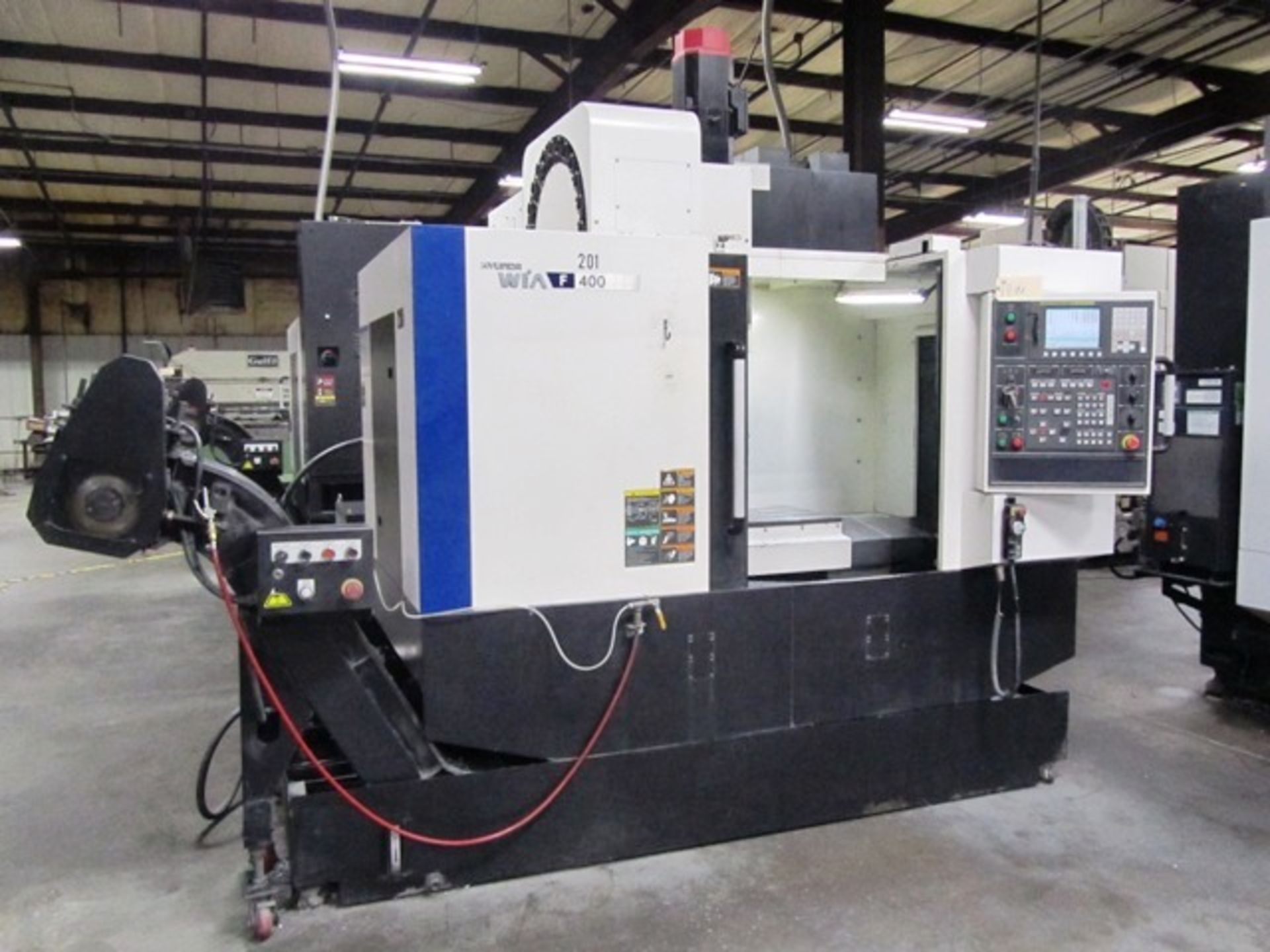 Hyundai WIA F400 CNC Vertical Machining Center with 39'' x 18'' Worktable, #40 Taper Spindles Speeds - Image 5 of 6