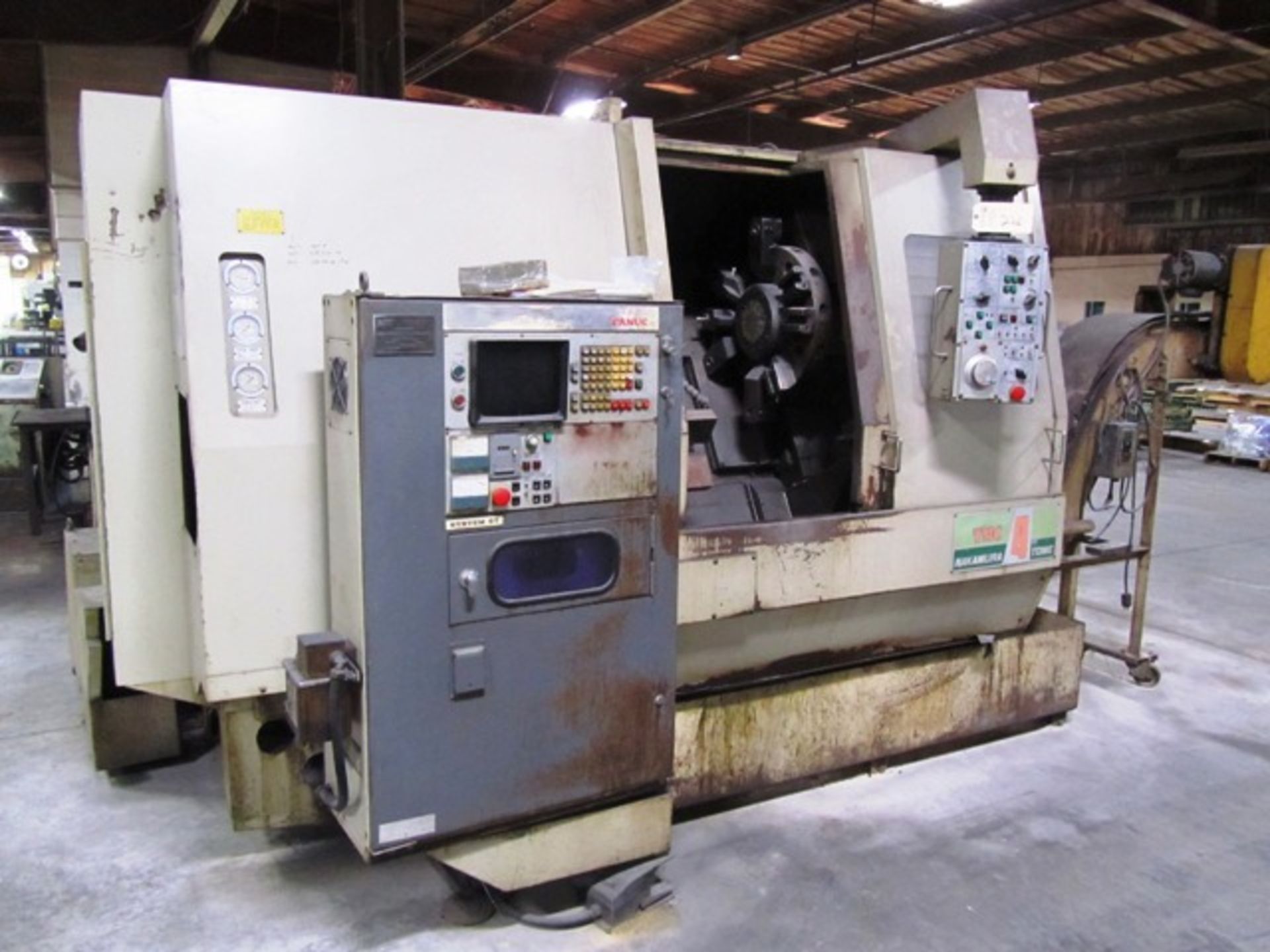 Nakamura Tome Model TMC4 CNC Turning Center with 10'' 3-Jaw Chuck, 12 Position Turret, Fanuc