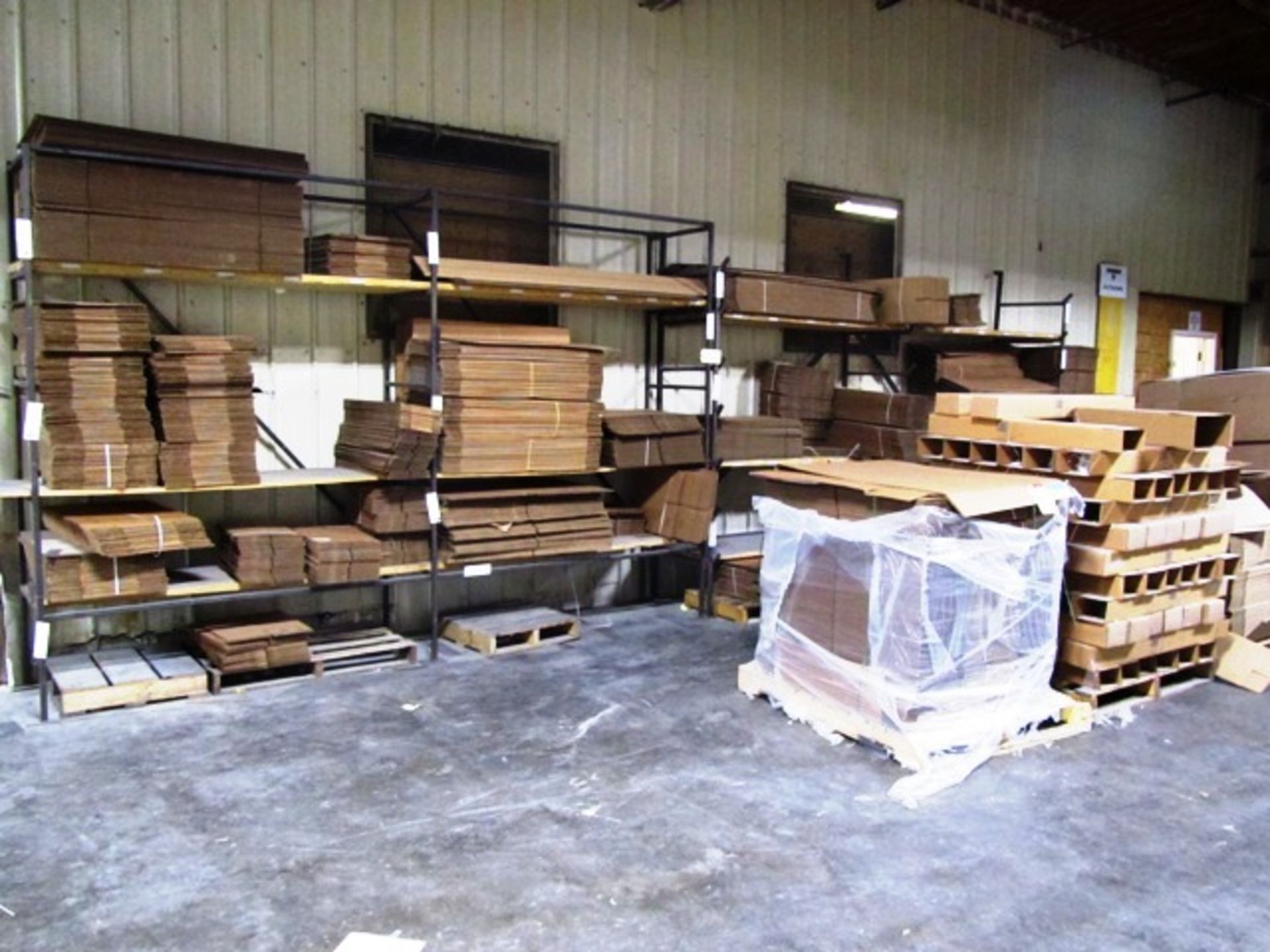 Assorted Corrugated (as described at time of auction)