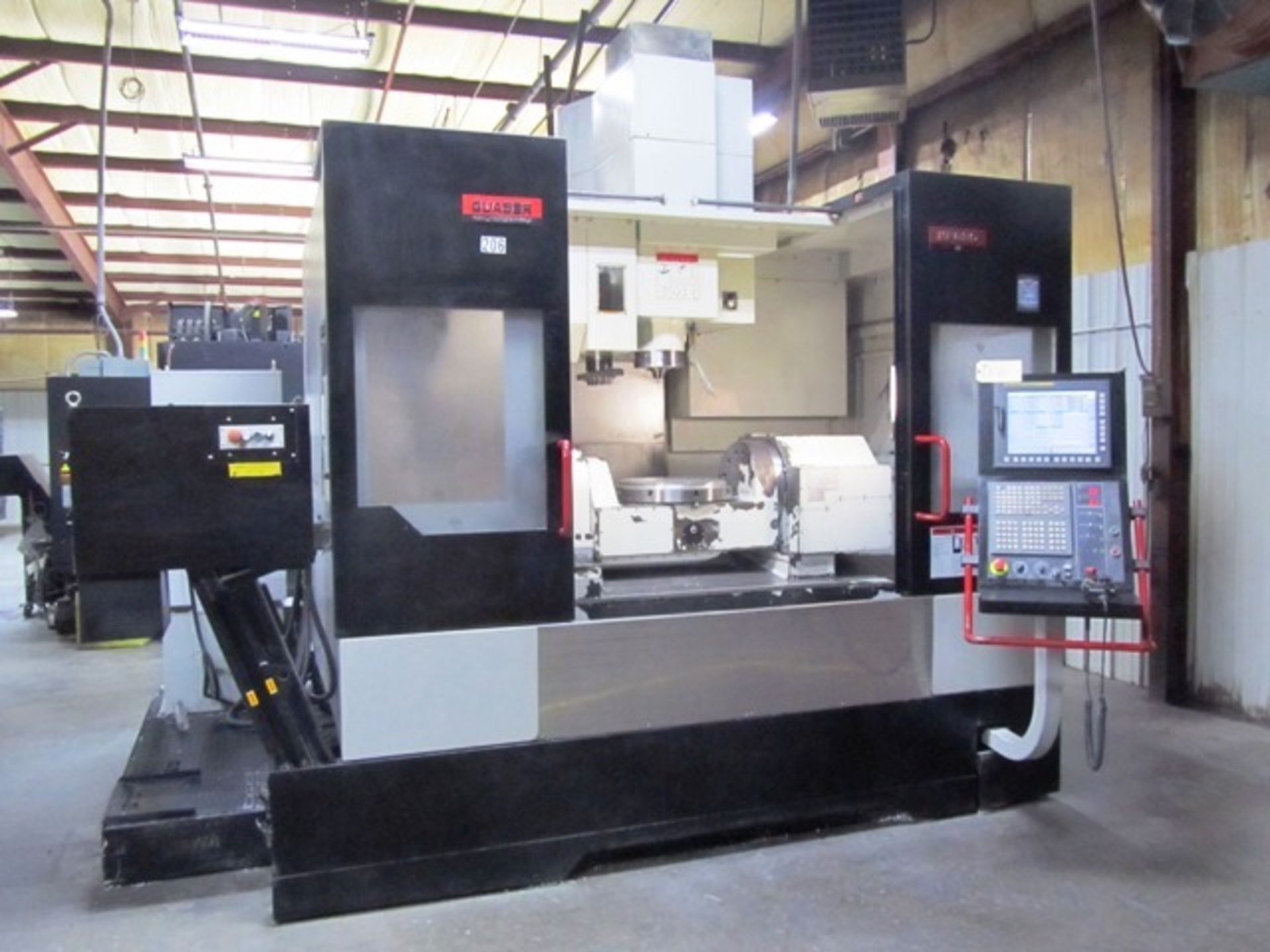 Quaser MF630U/15C 5-Axis CNC Vertical Machining Center with 19'' Diameter Rotary Trunnion Work - Image 3 of 5