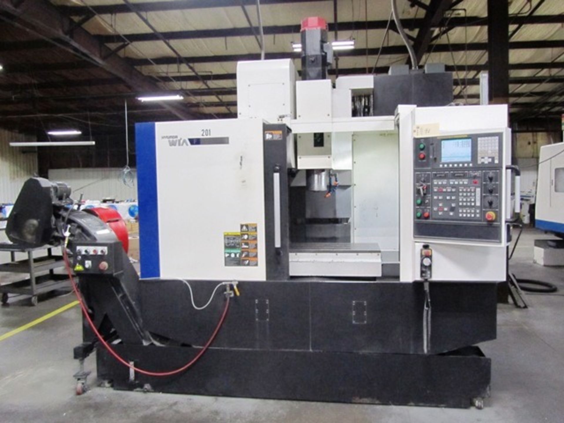 Hyundai WIA F400 CNC Vertical Machining Center with 39'' x 18'' Worktable, #40 Taper Spindles Speeds - Image 3 of 6