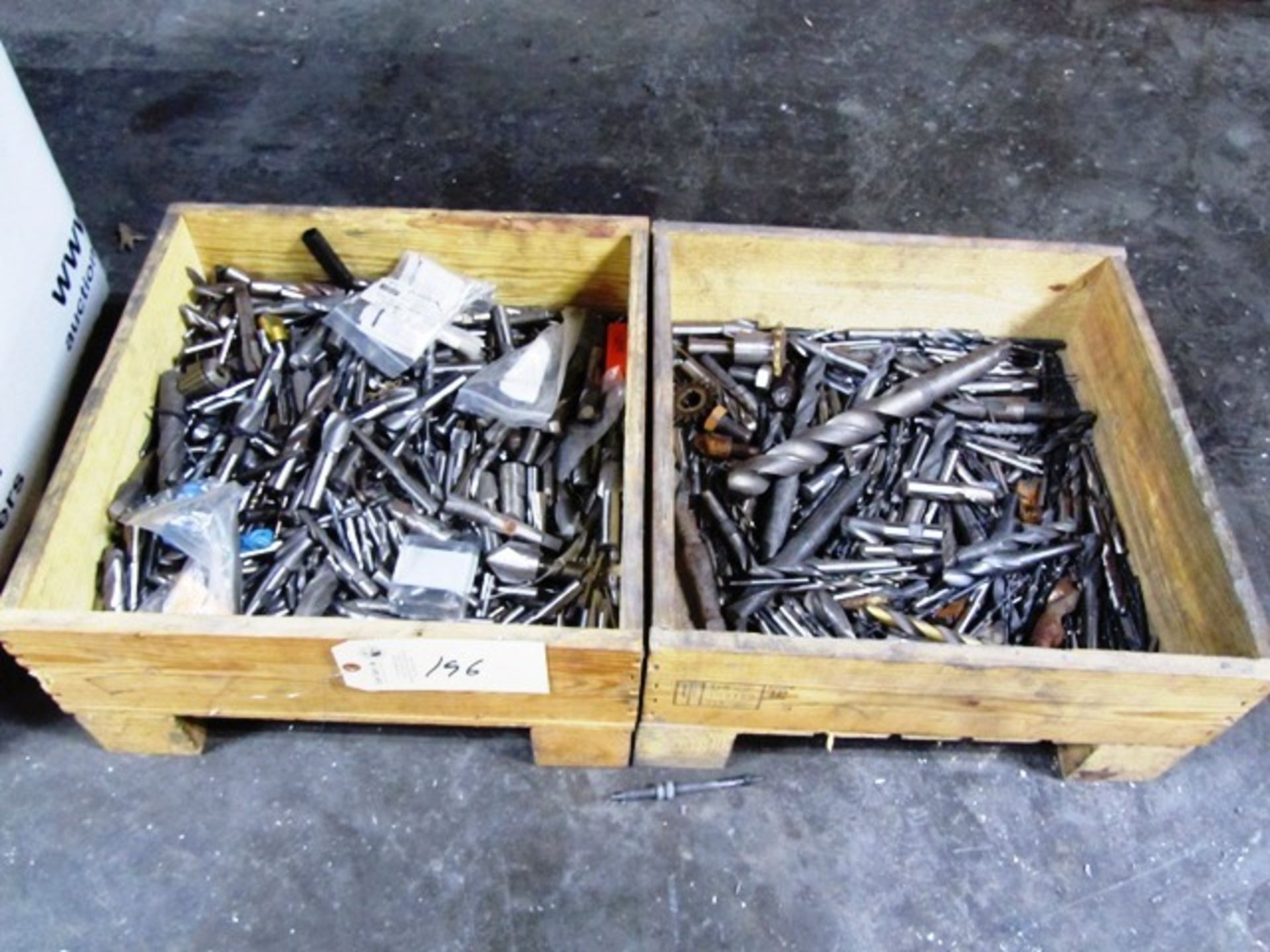 (2) Crates of End Mills & Misc