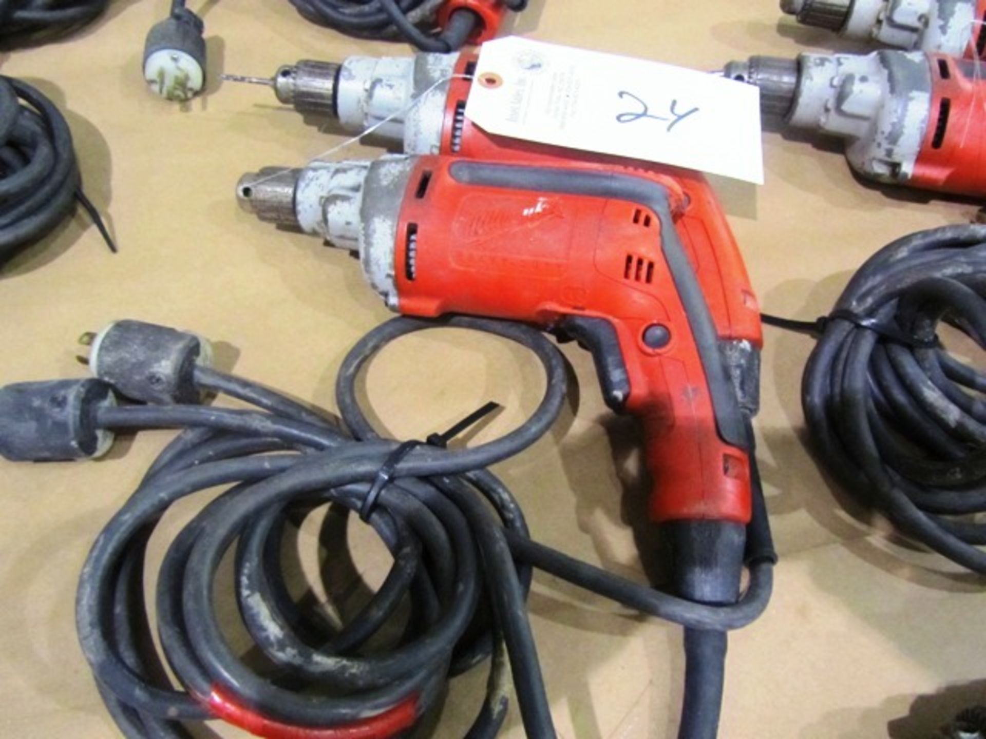 (2) Milwaukee Electric Hand Drills