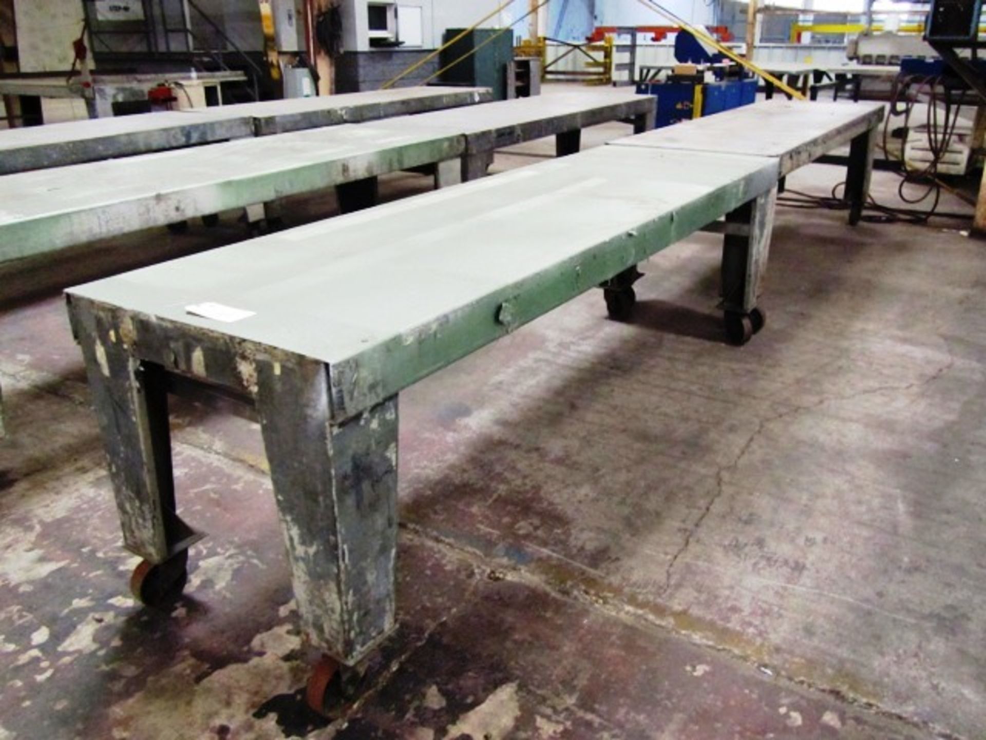 (2) 3' x 10' Portable Steel Tables