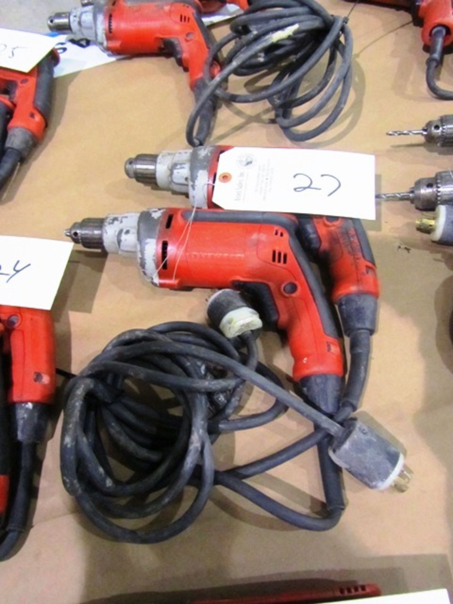 (2) Milwaukee Electric Hand Drills