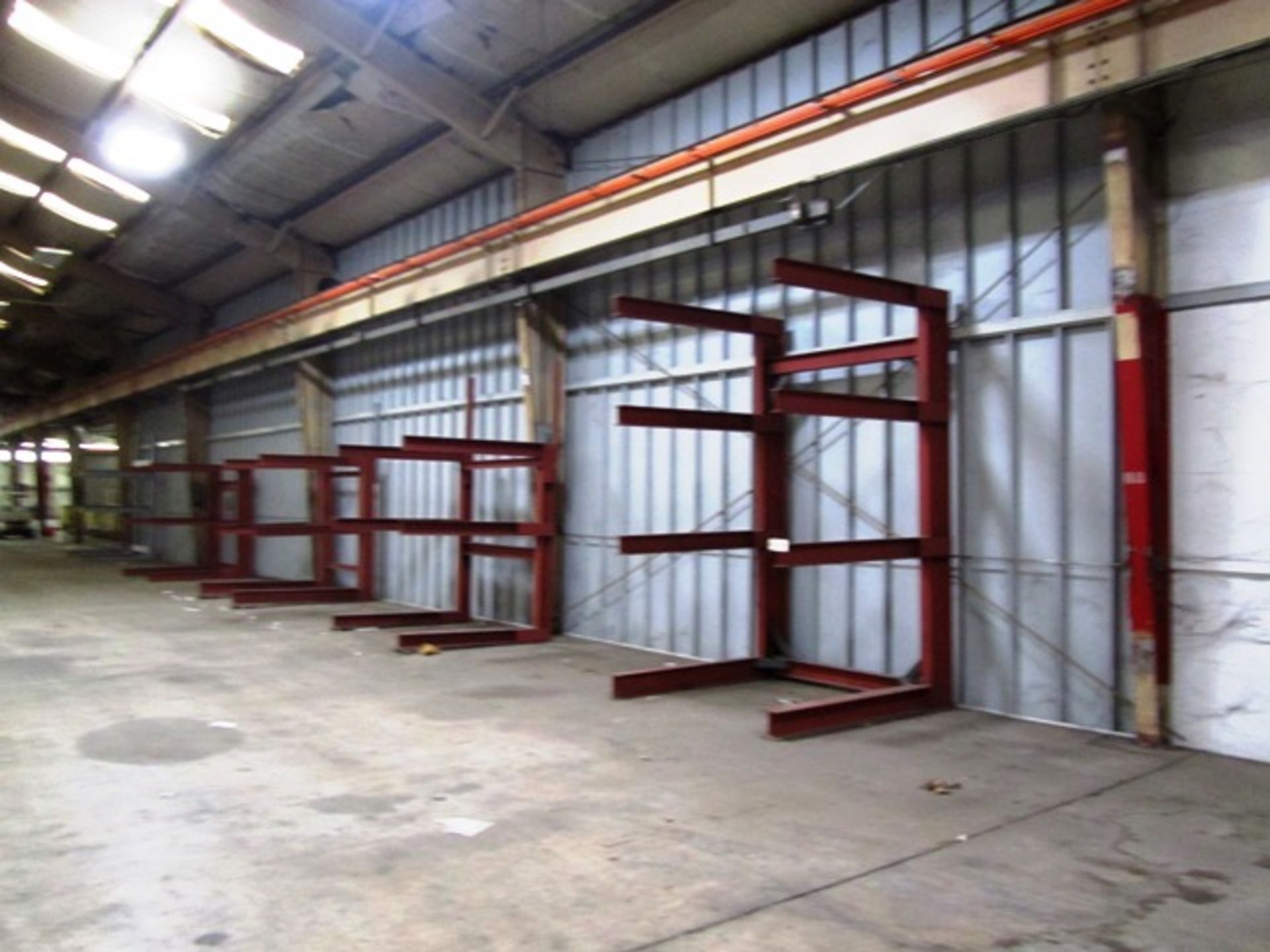 (8) Steel Material Racks