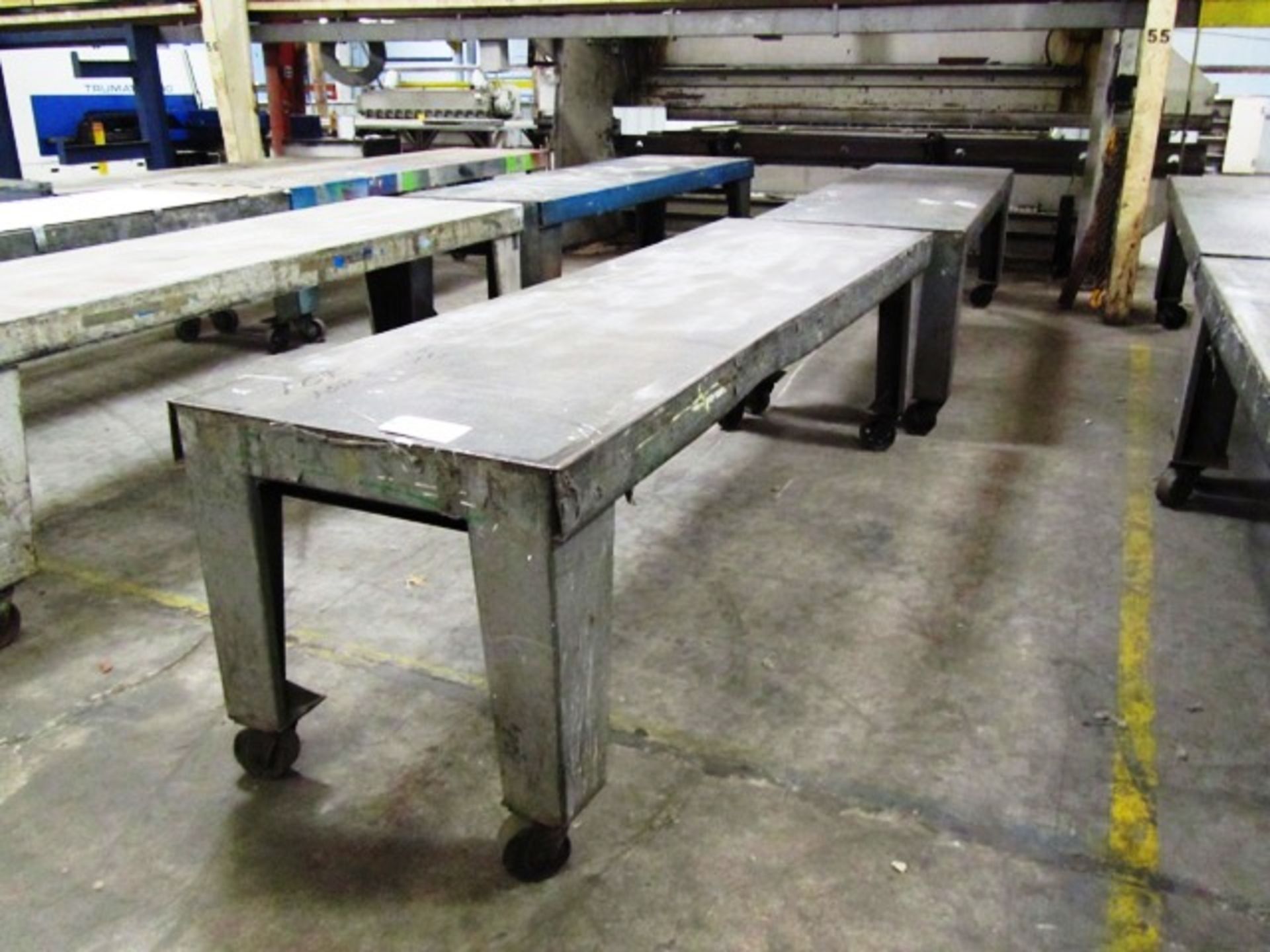 (2) 3' x 10' Portable Steel Tables