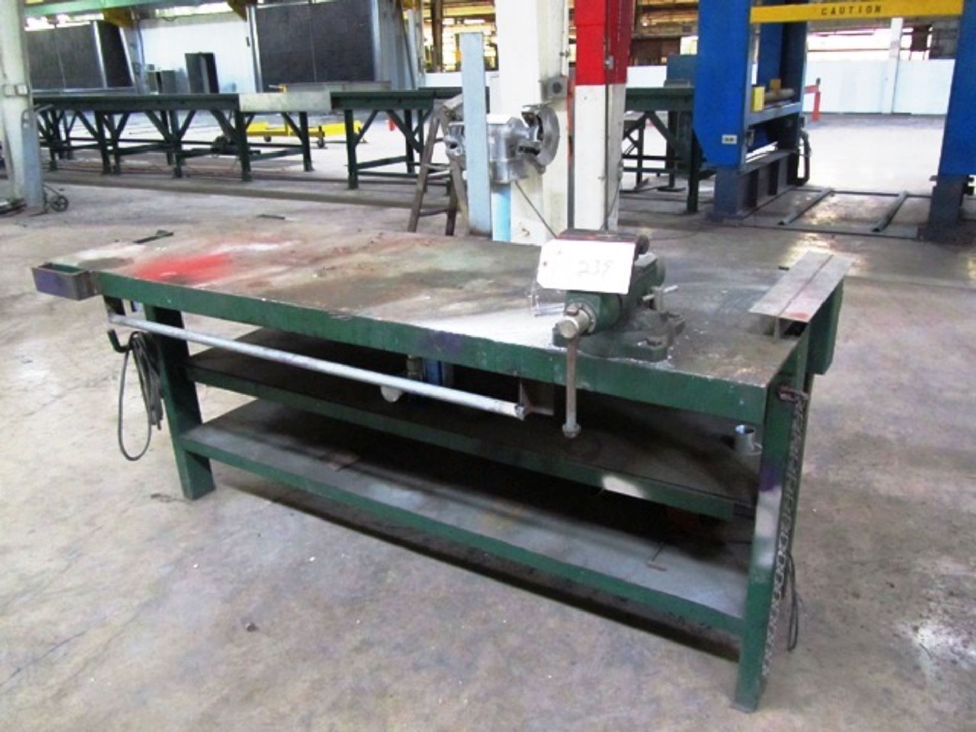 Steel Bench with Vise