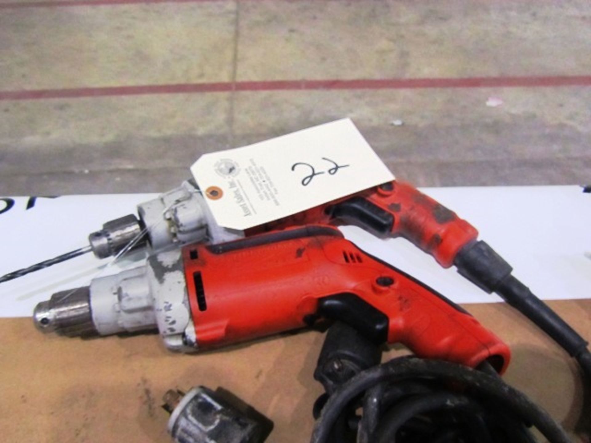 (2) Milwaukee Electric Hand Drills