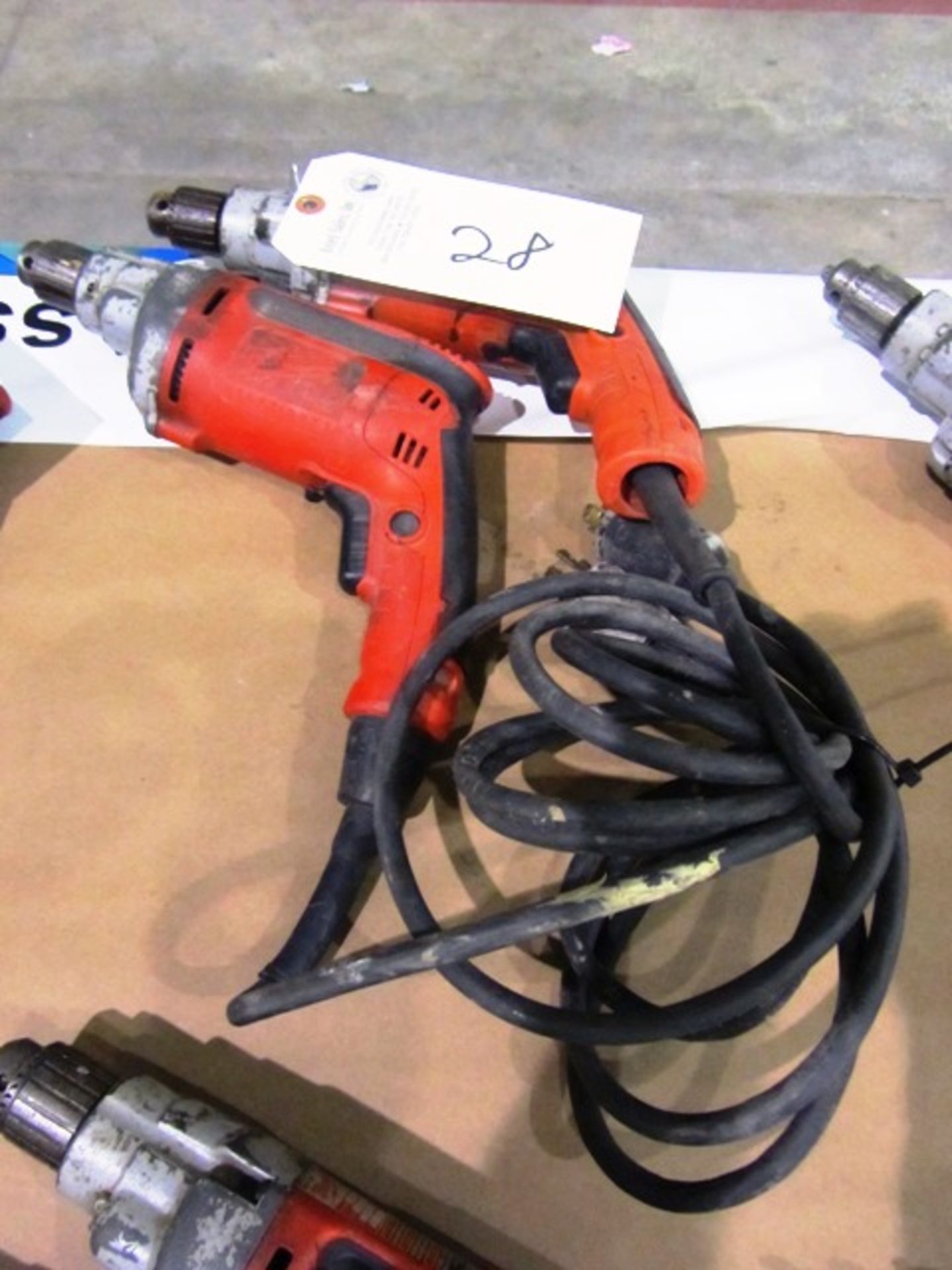 (2) Milwaukee Electric Hand Drills