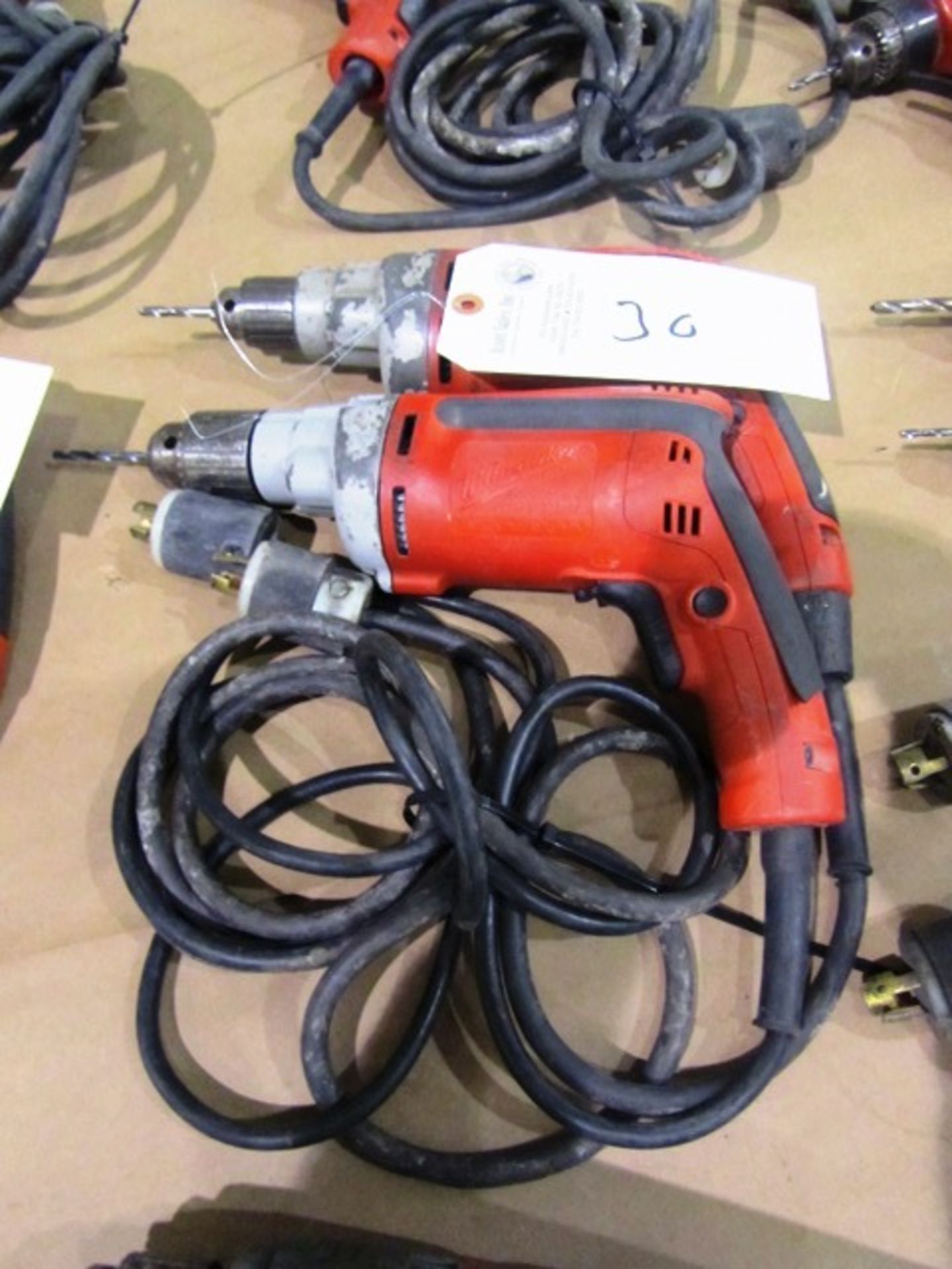 (2) Milwaukee Electric Hand Drills