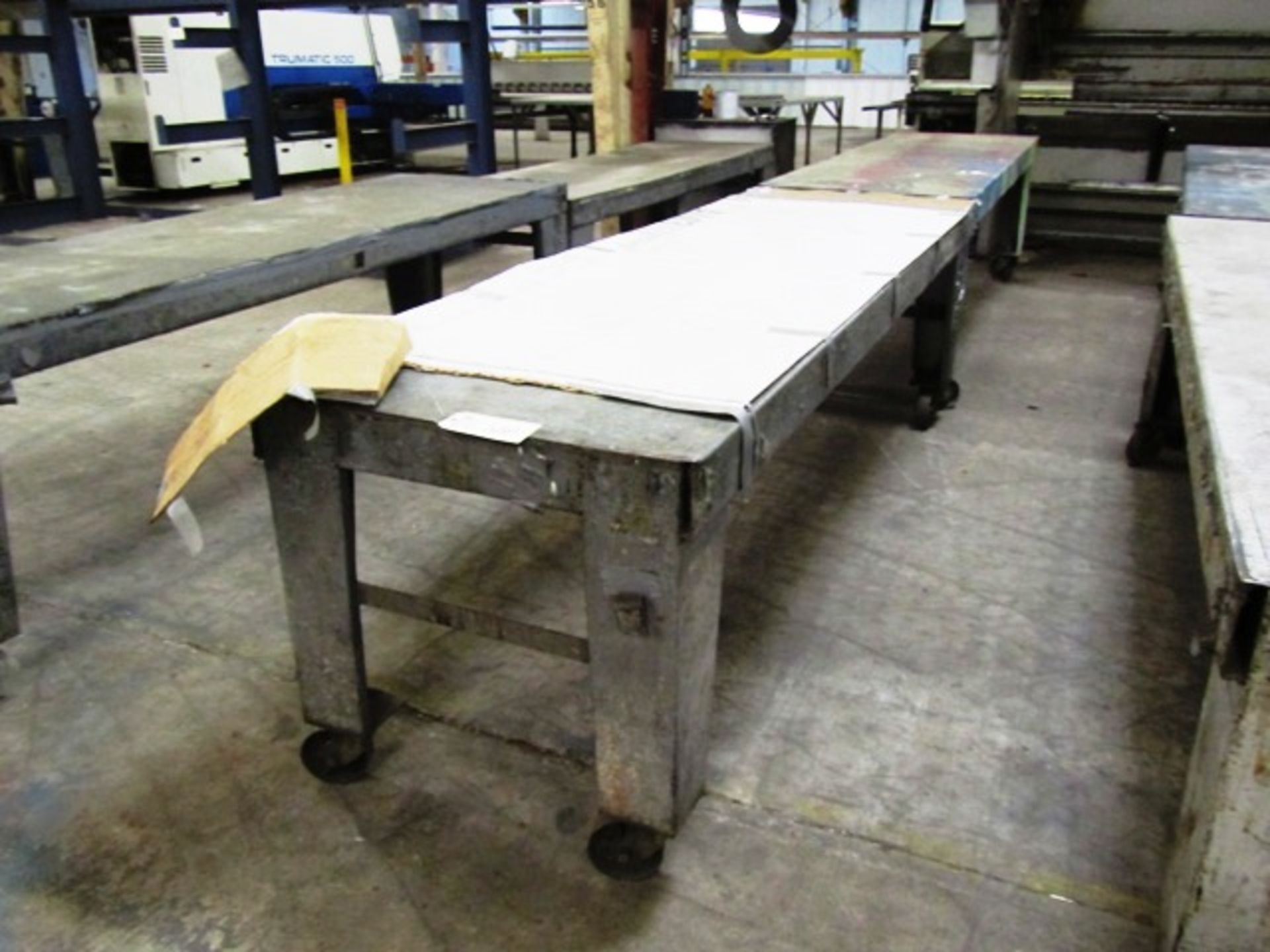 (2) 3' x 10' Portable Steel Tables